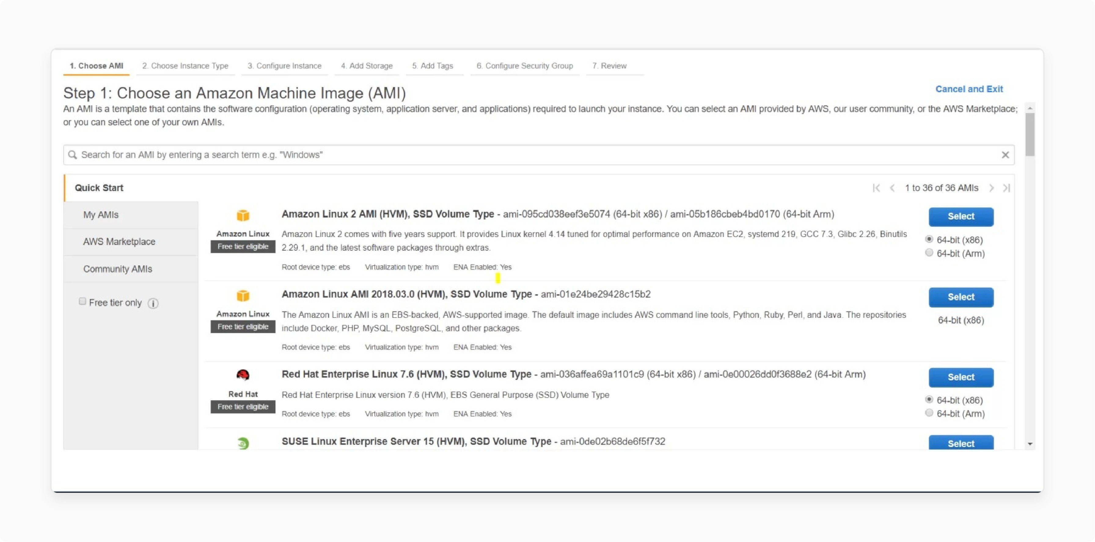 configuring ec2 instance settings for magento 2 aws installation