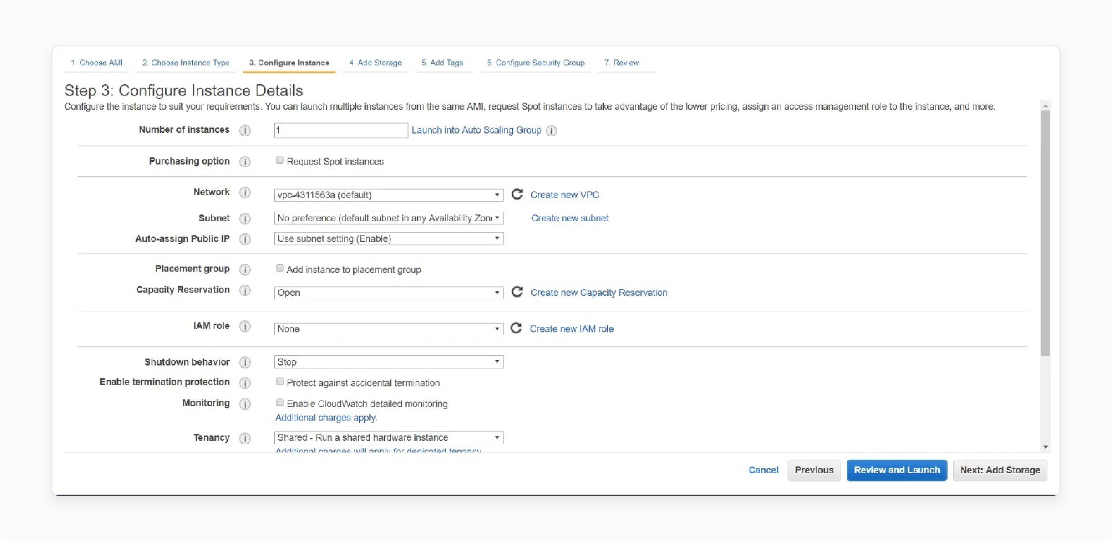 ec2 instance storage setup for magento 2 on aws