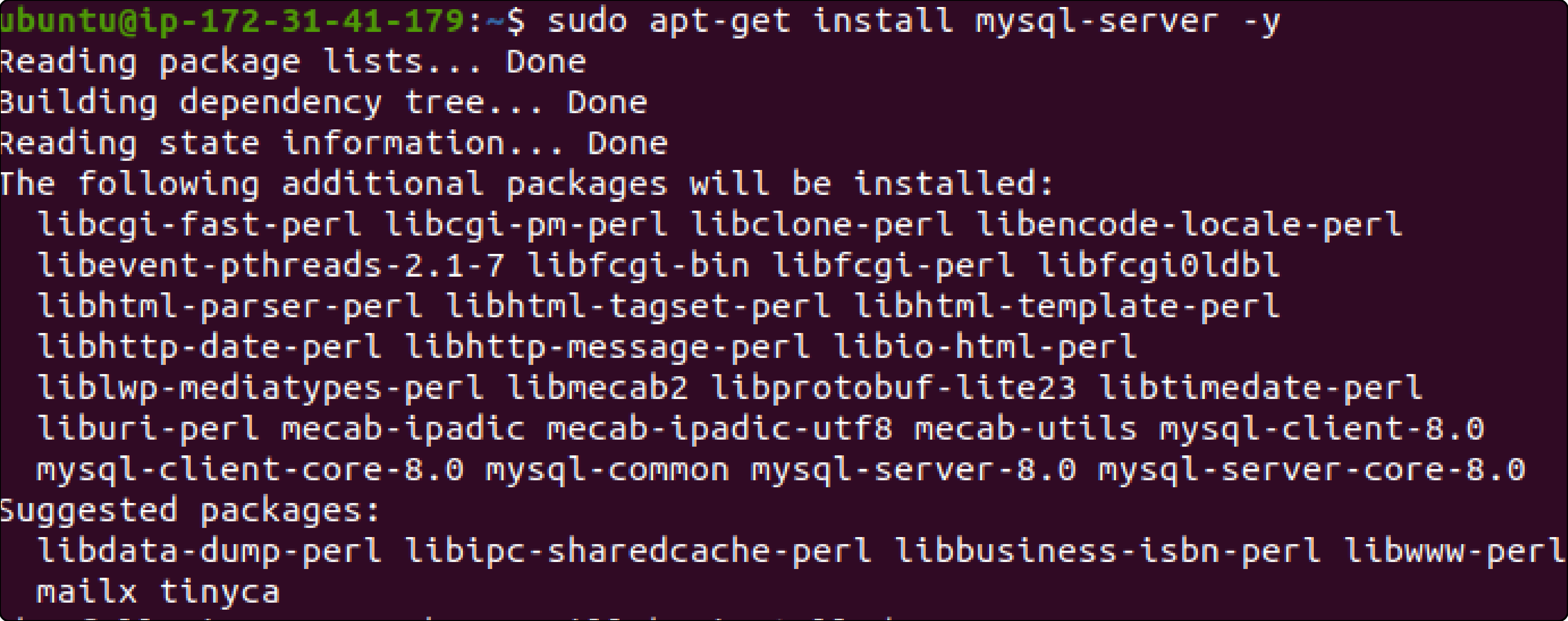 Step 2-Install MySQL and create a database for magento 2