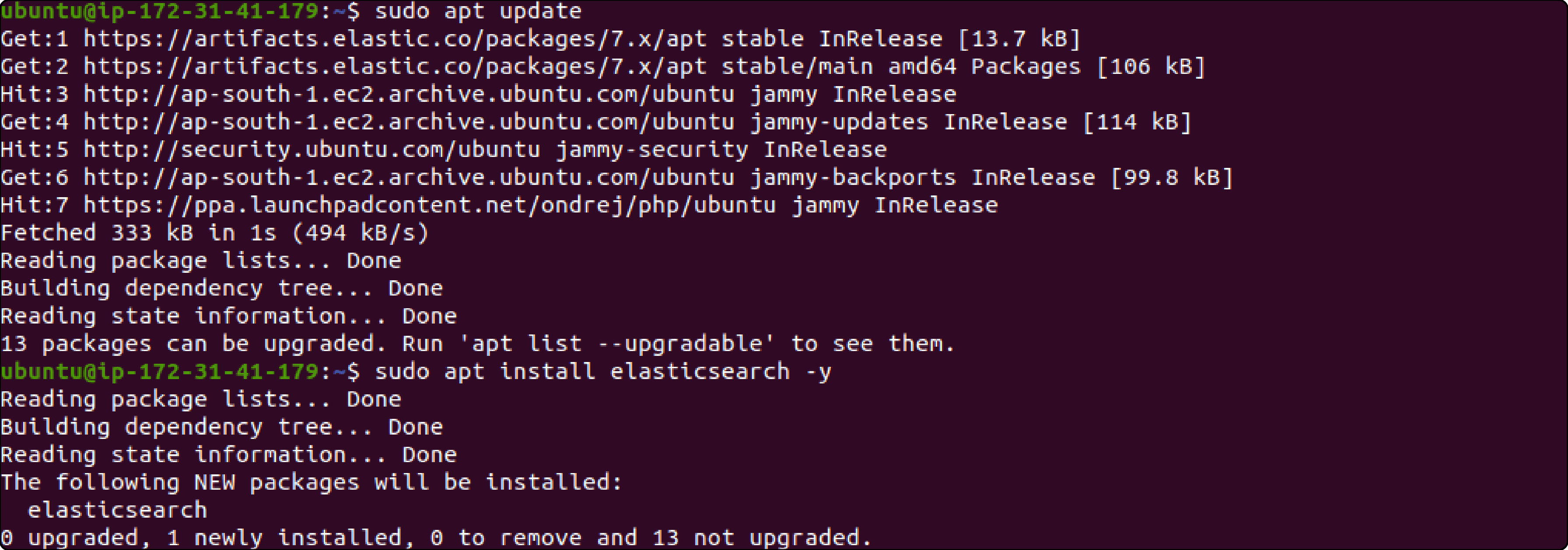 Step 4-Install Elasticsearch-d