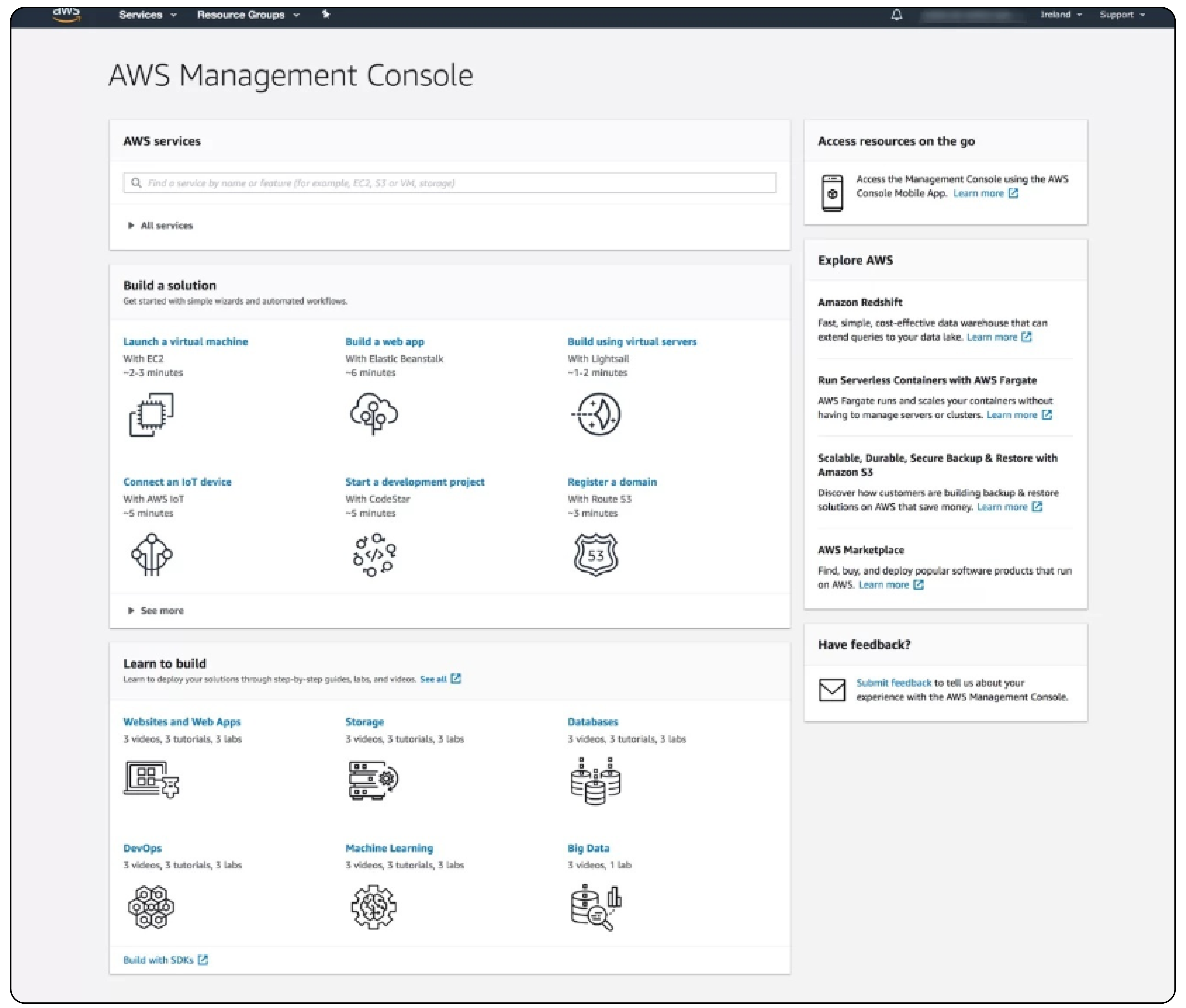 Deploying on New AWS Infrastructure: Upload Your Template