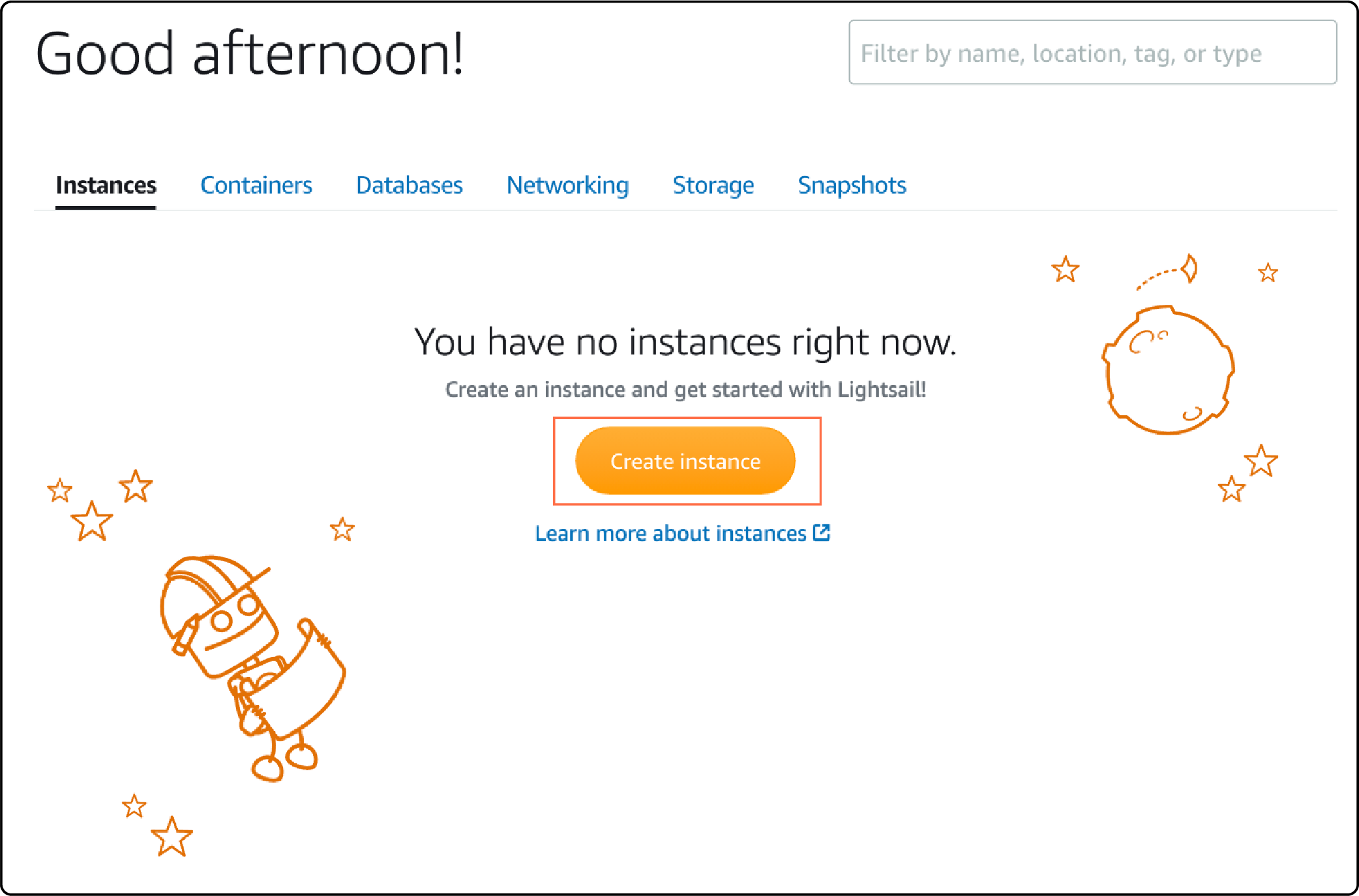 Create Magento instance on AWS Lightsail console