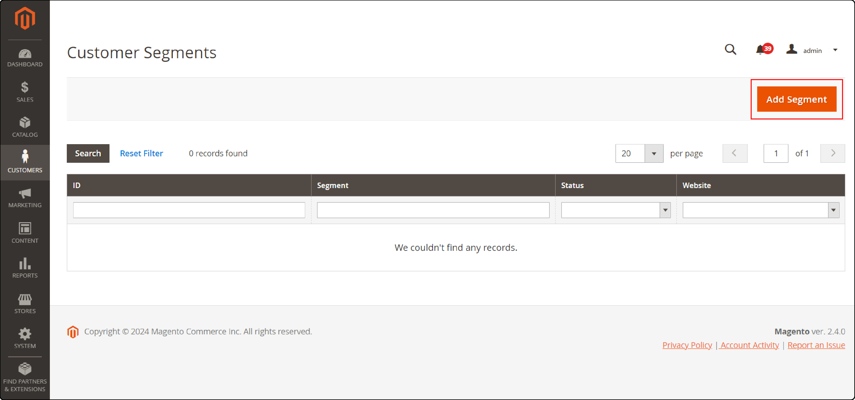 Adding Magento 2 Customer Segments