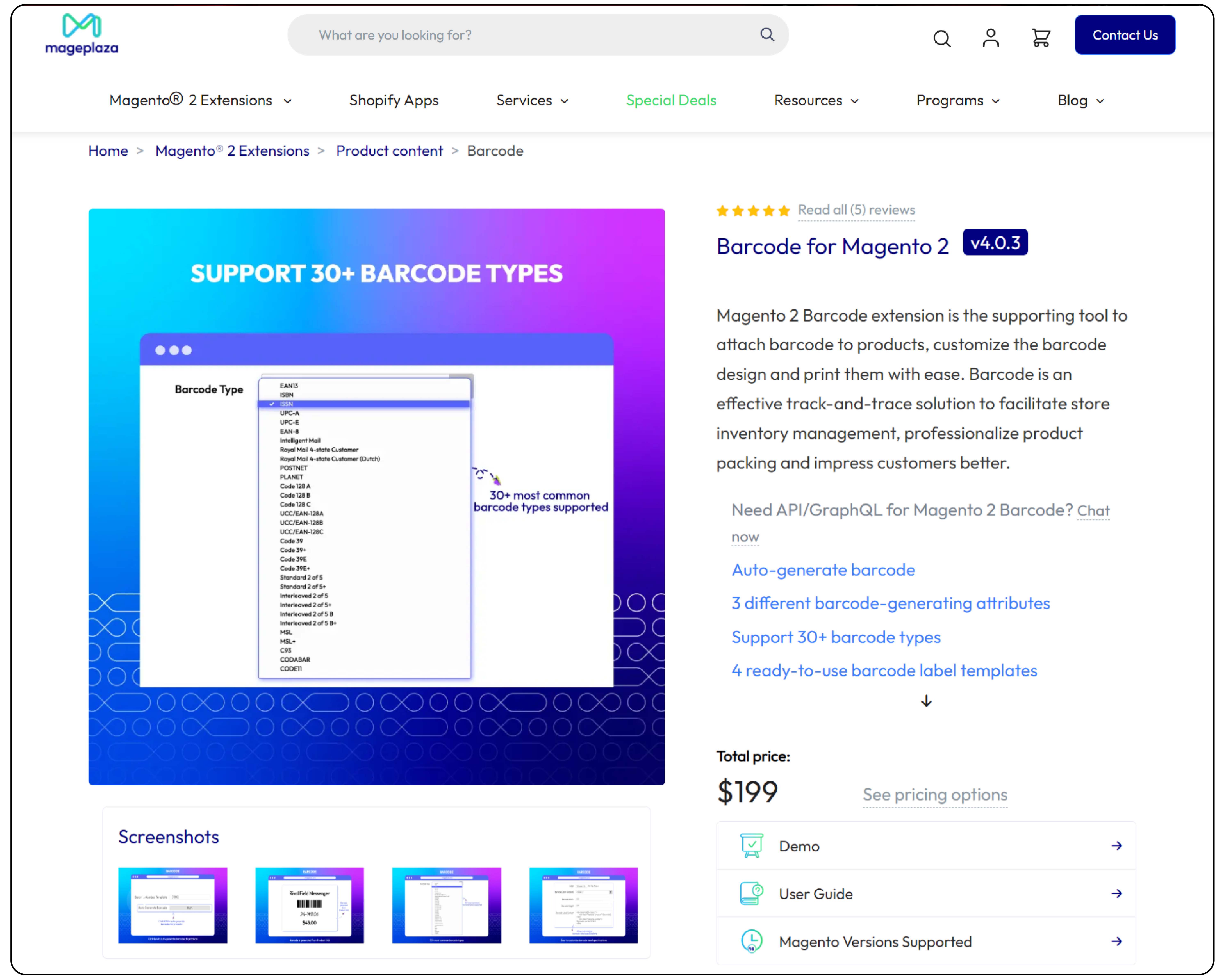 Mageplaza Magento 2 Barcode