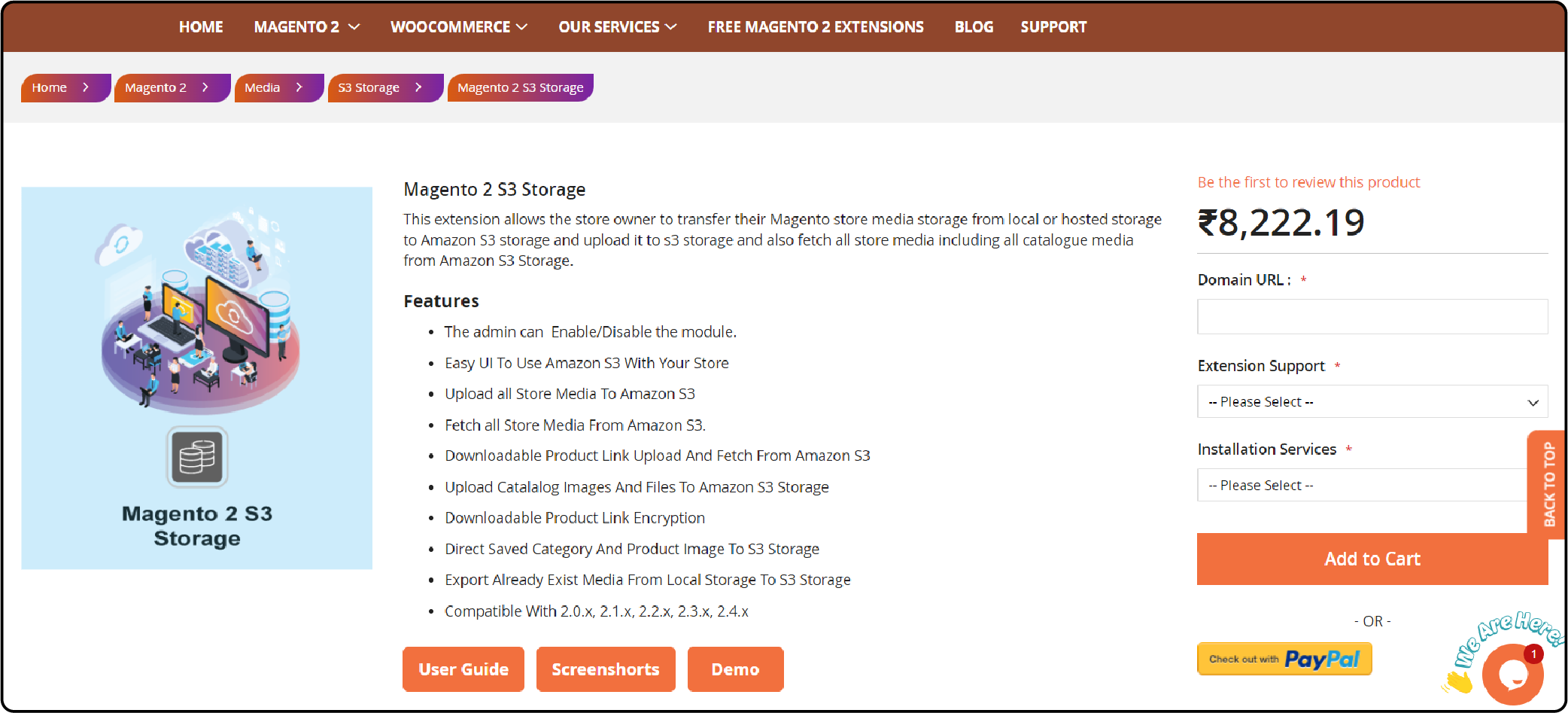 MageCuriou Magento 2 Amazon S3