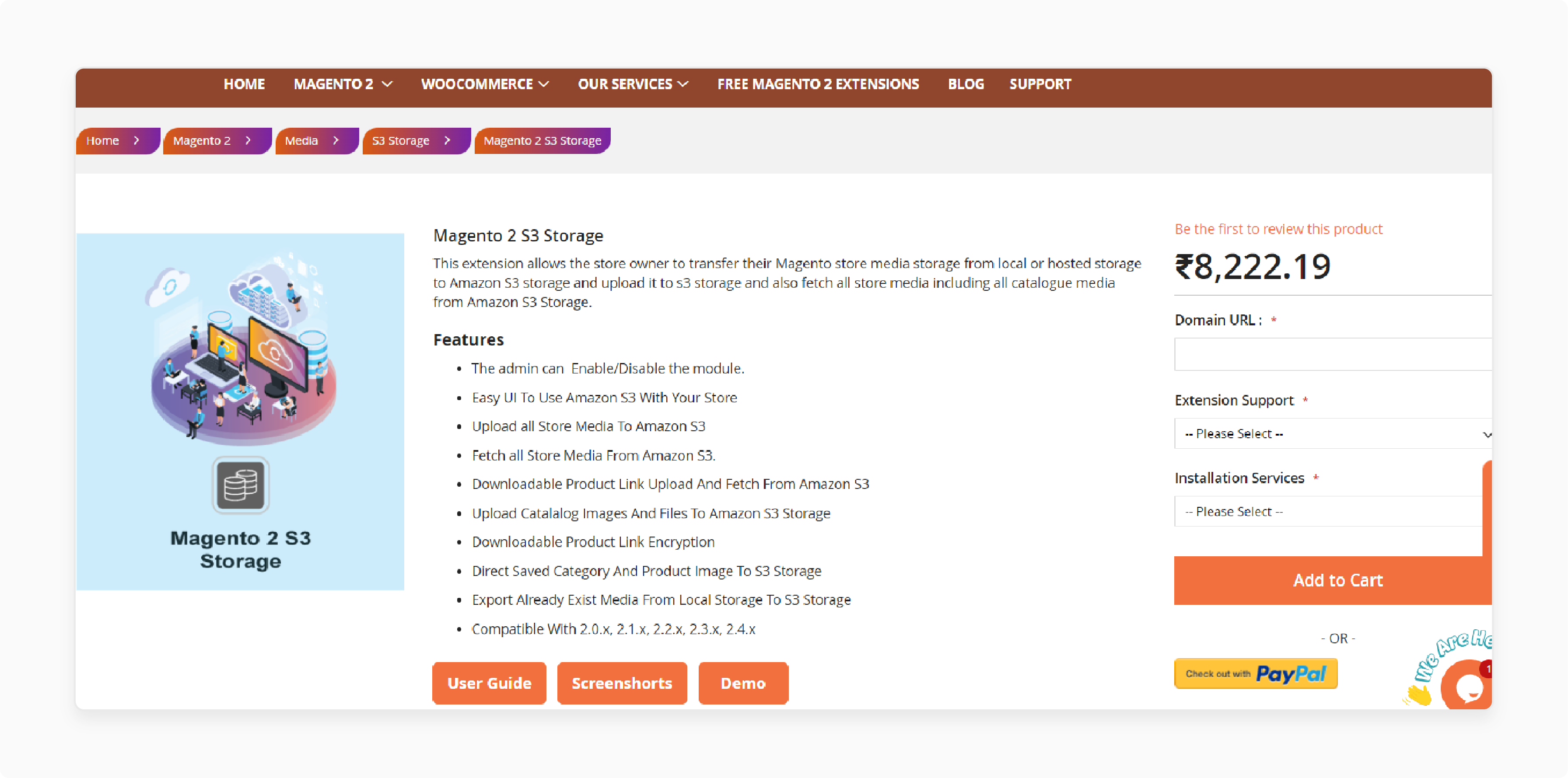 MageCuriou Magento 2 Amazon S3