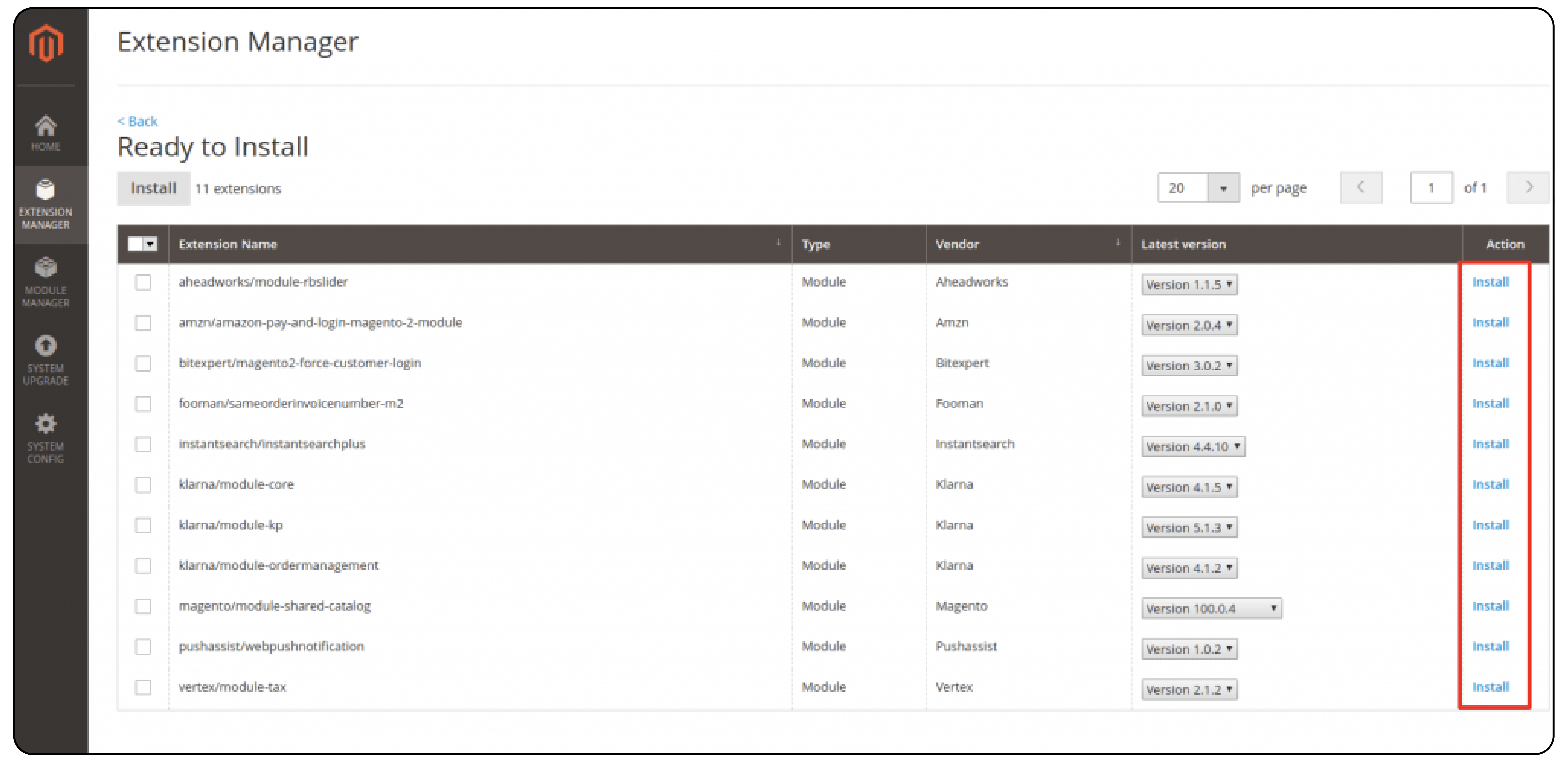 Method 2: Install Mageno 2 Extension via Admin Web Setup Wizard-4