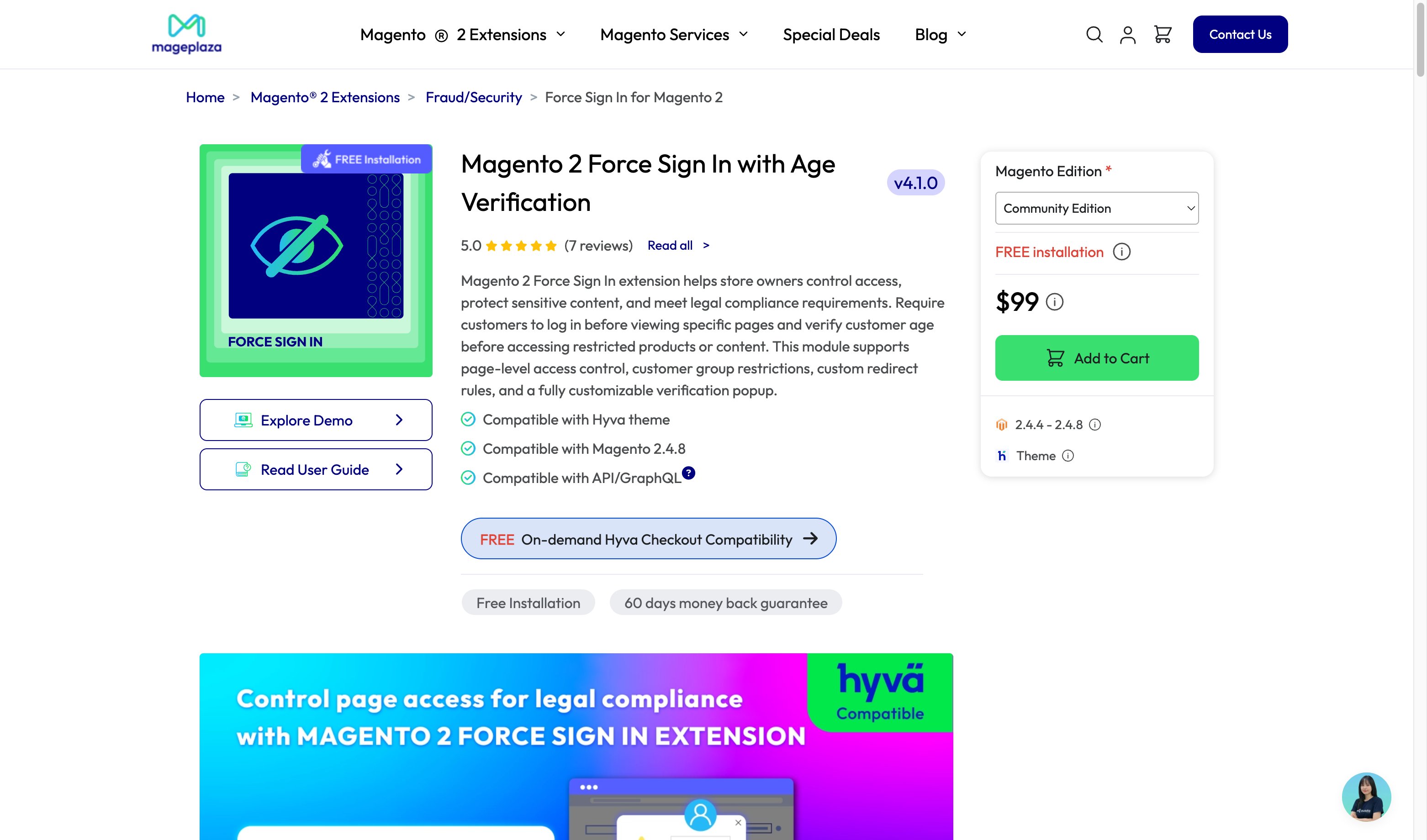Mageplaza Required Login Extension