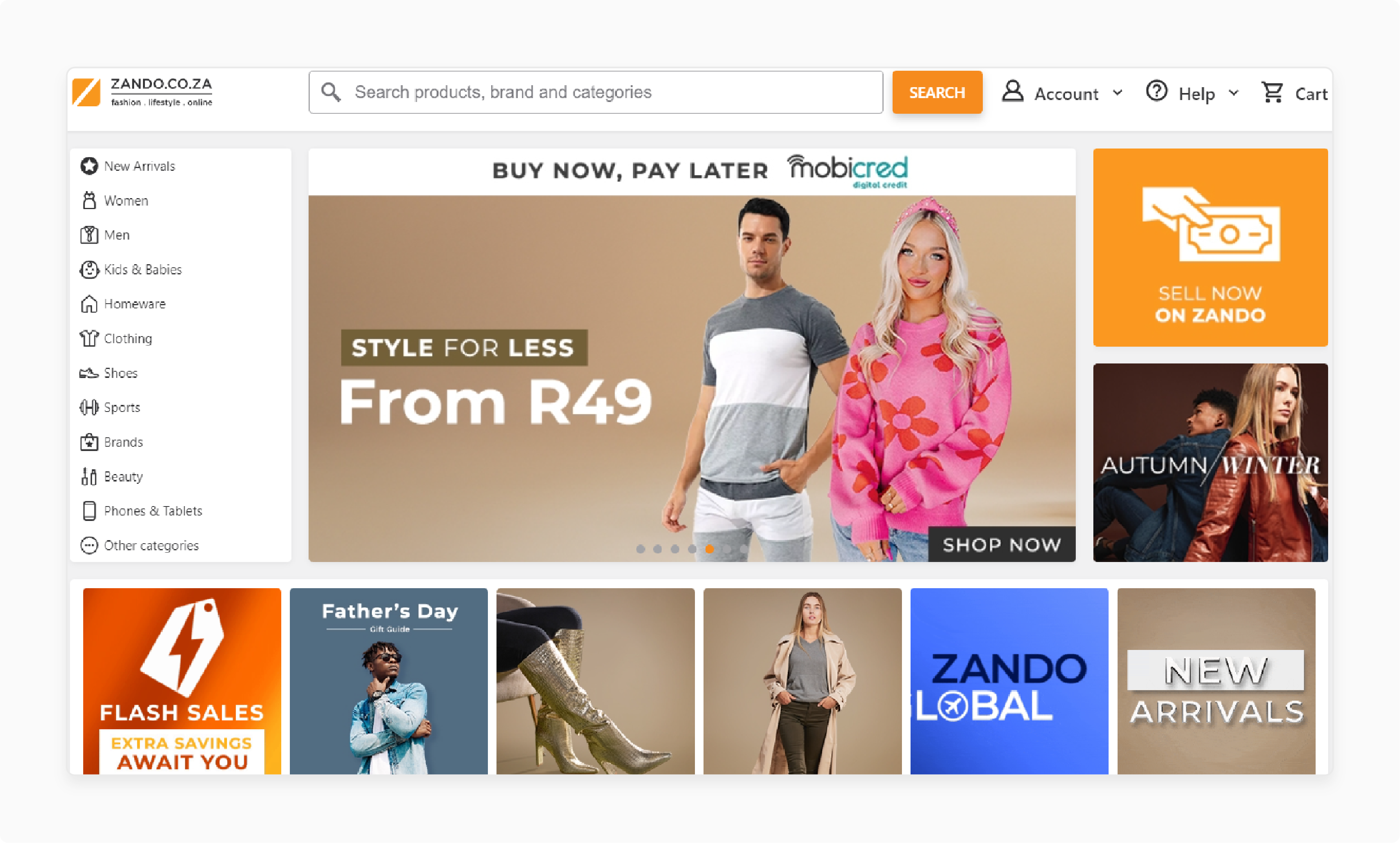 Top 3 Magento Stores in South Africa - Zando