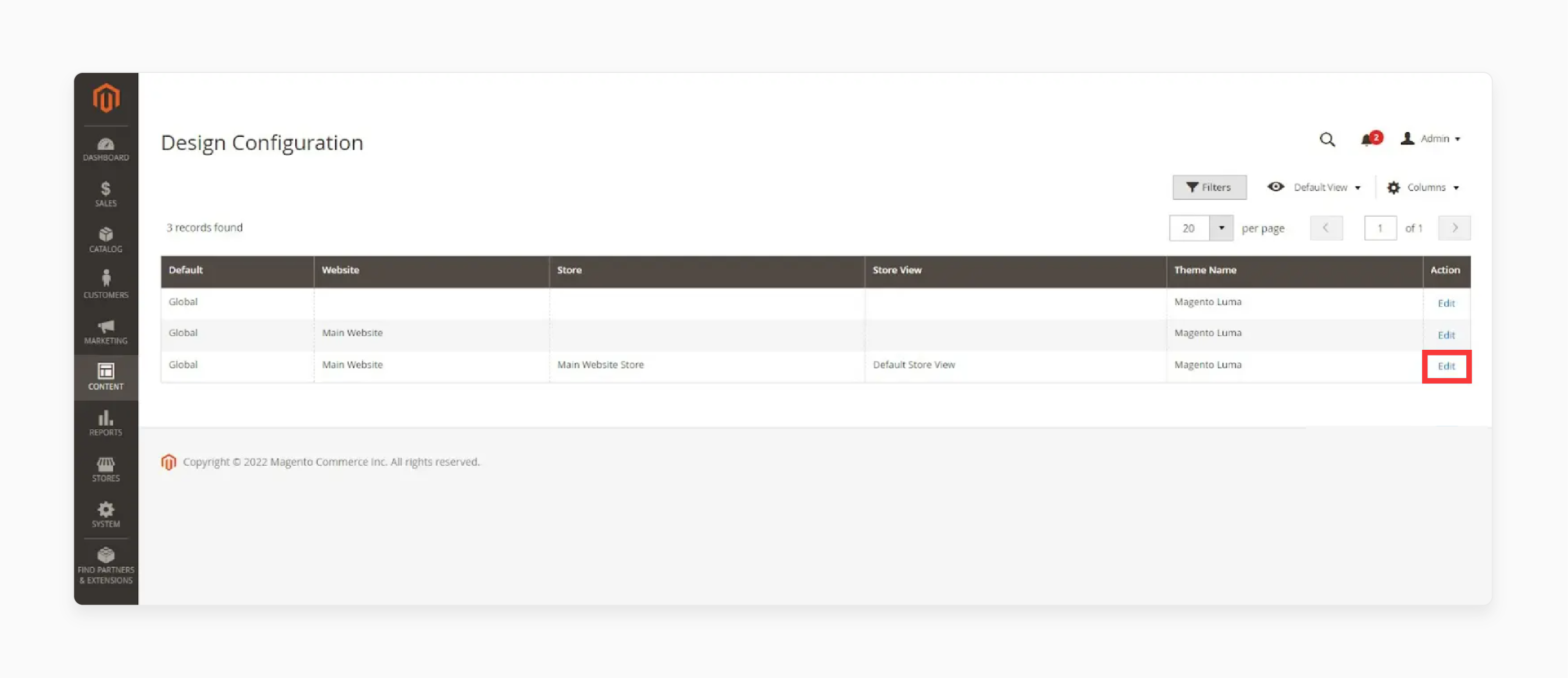 Configuring API Magento Sales Analytics
