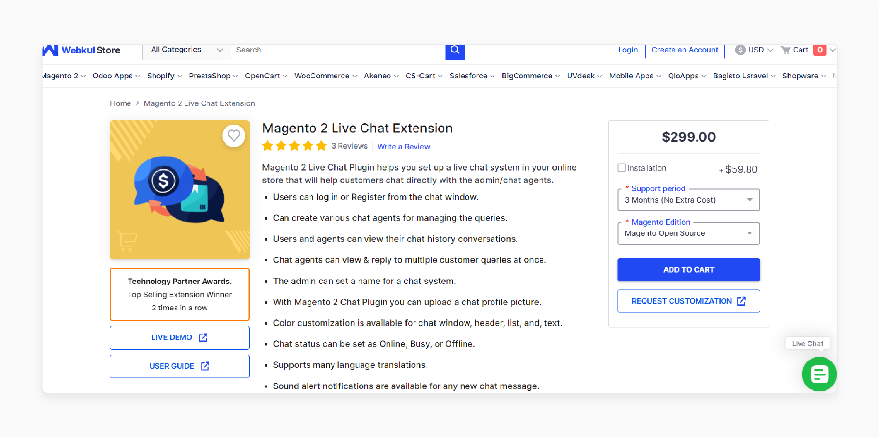Magento 2 Chat by WebKul WebKul Magento 2 Chat