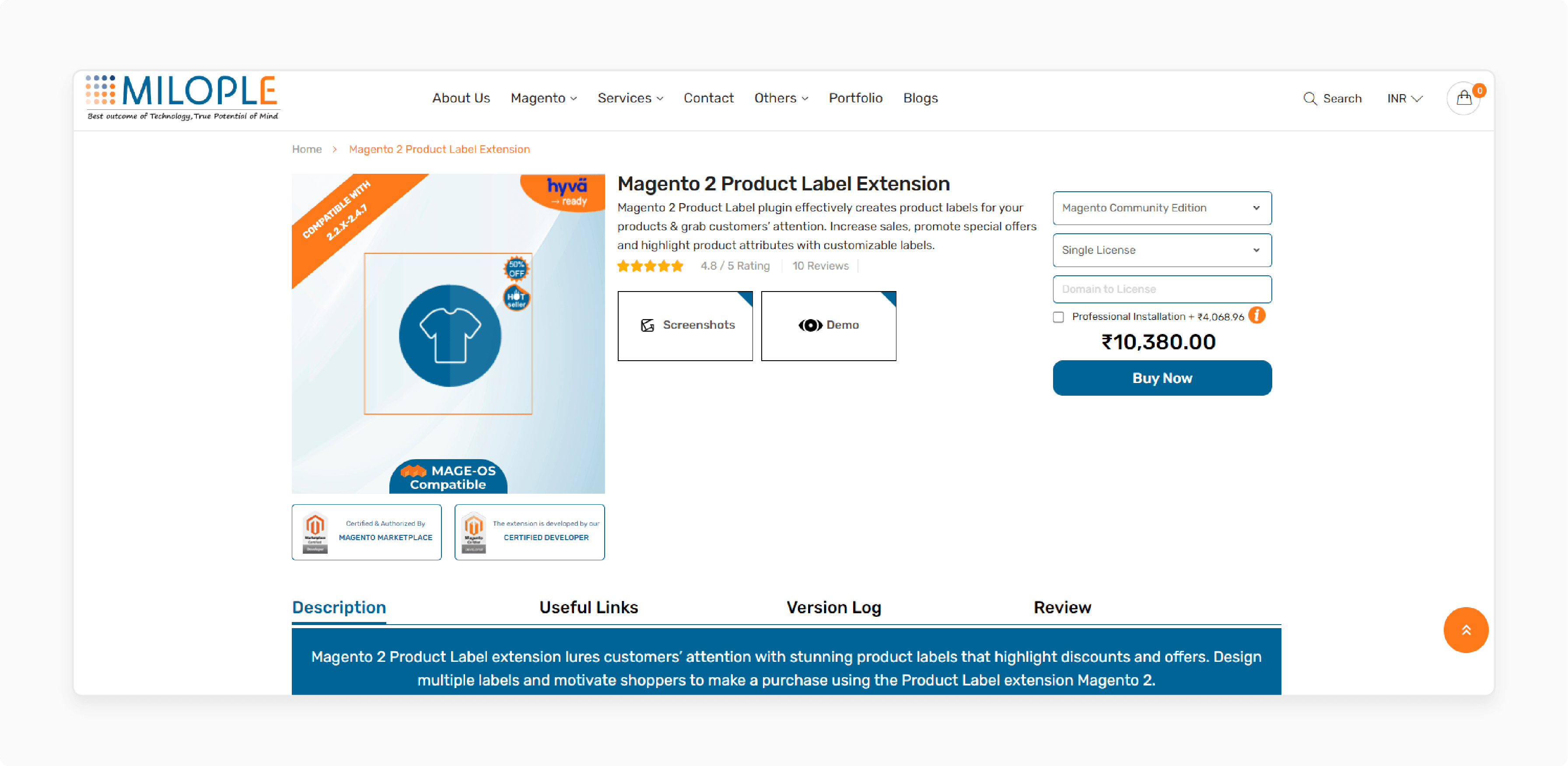 Milople Magento 2 Product Labels