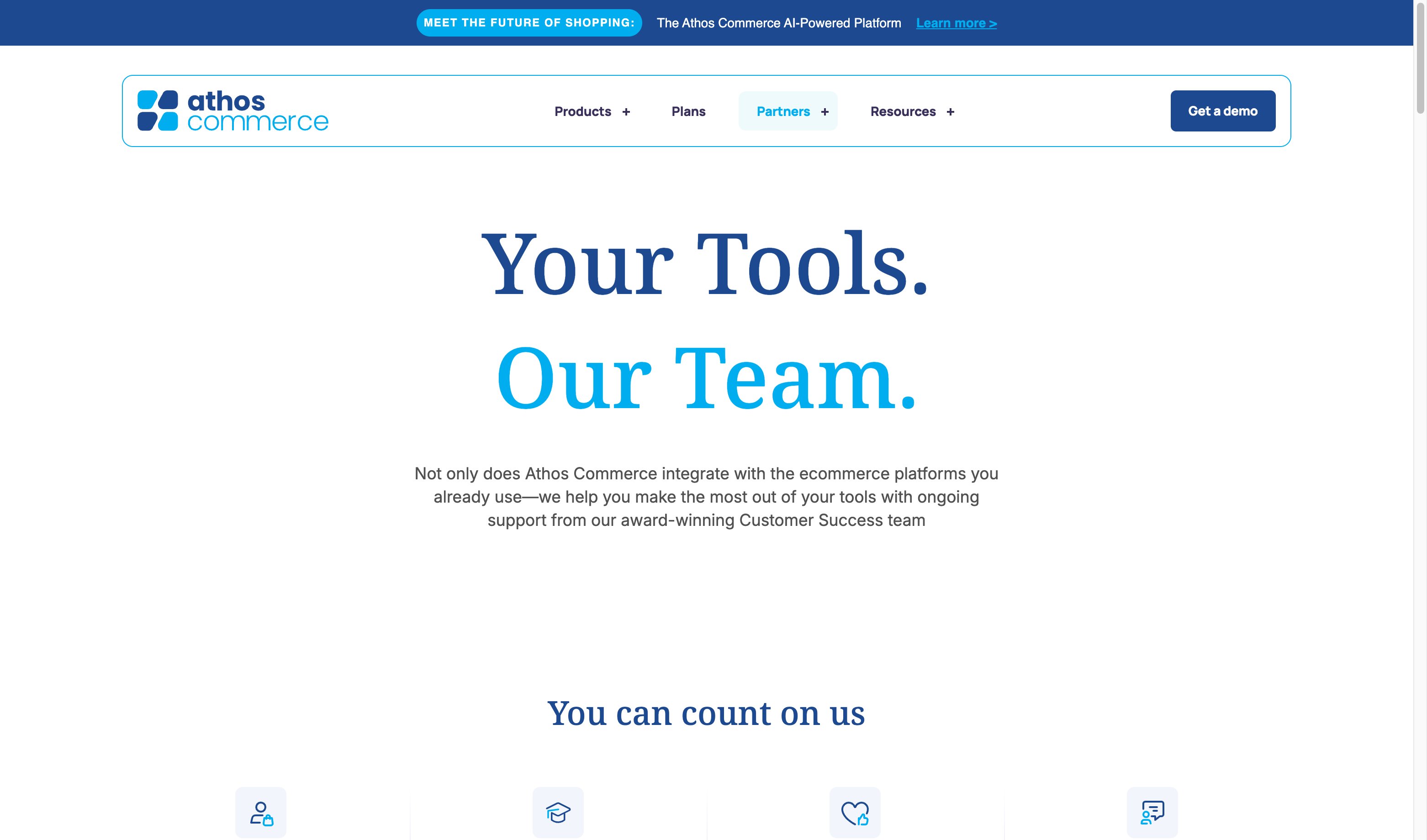 Klevu Smart Search by Athos Commerce Athos Commerce platform combining Klevu AI search with Searchspring merchandising for ecommerce stores