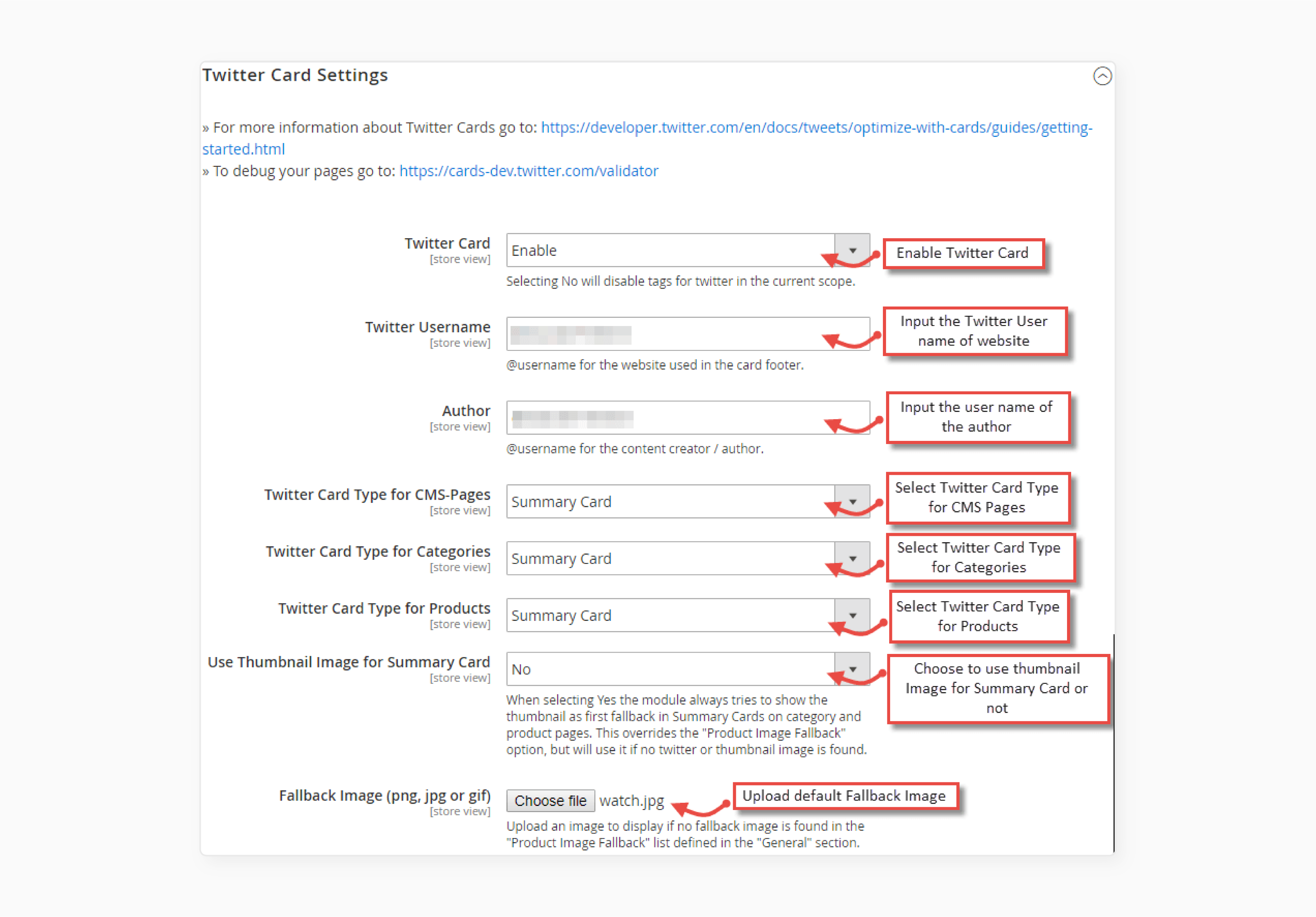 Enable the product type in the Magento 2 Social meta tags extension