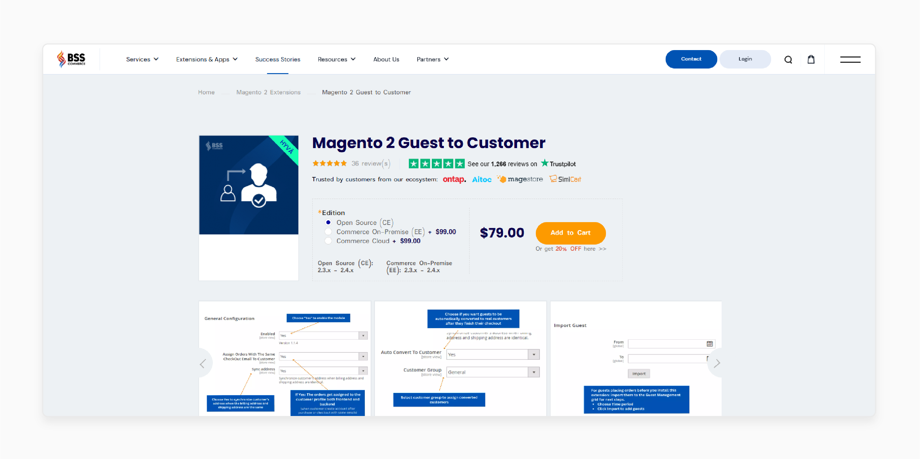 BSS Commerce Magento 2 Guest to Customer