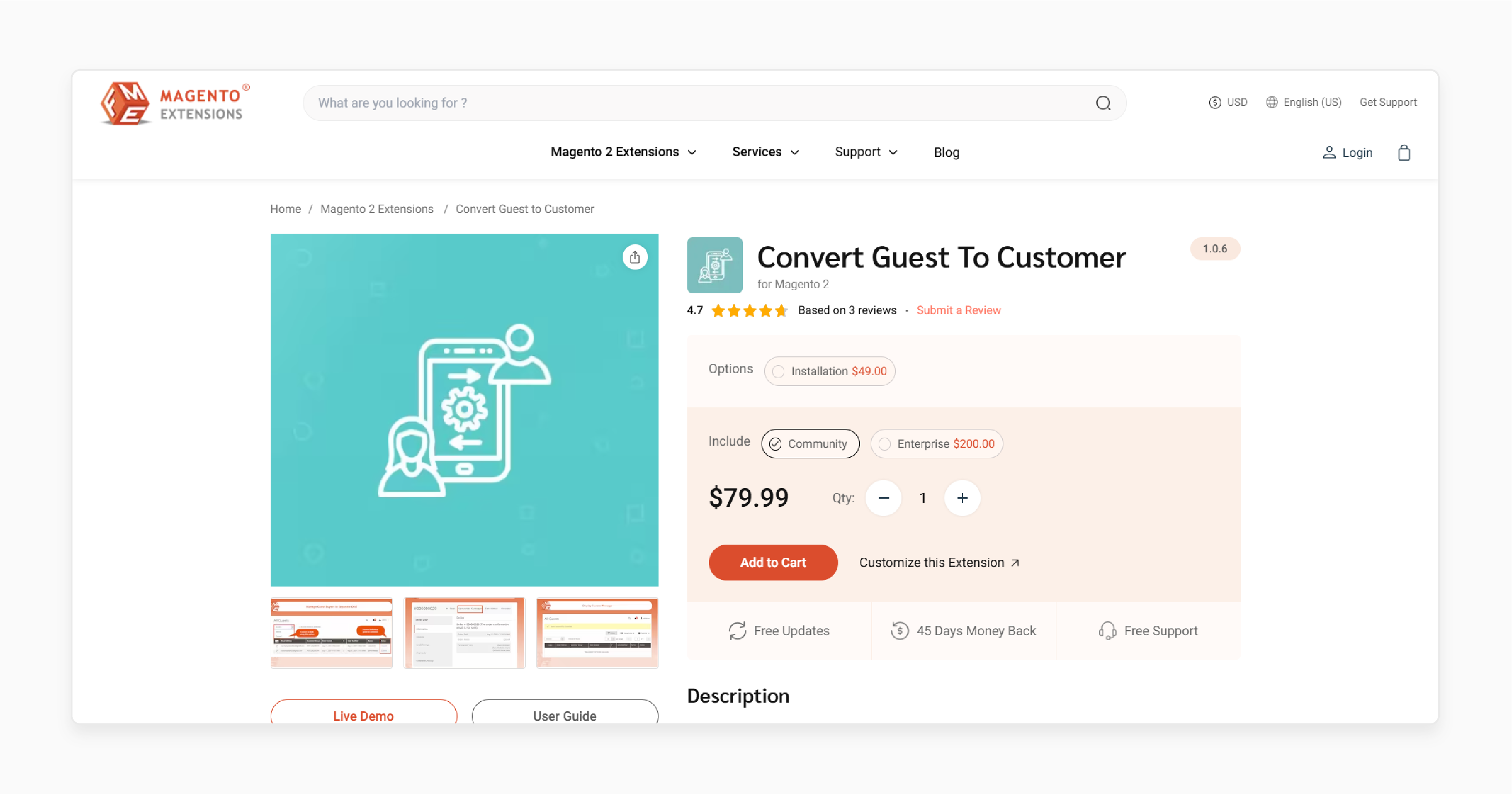 FME Extensions Convert Guest to Customer