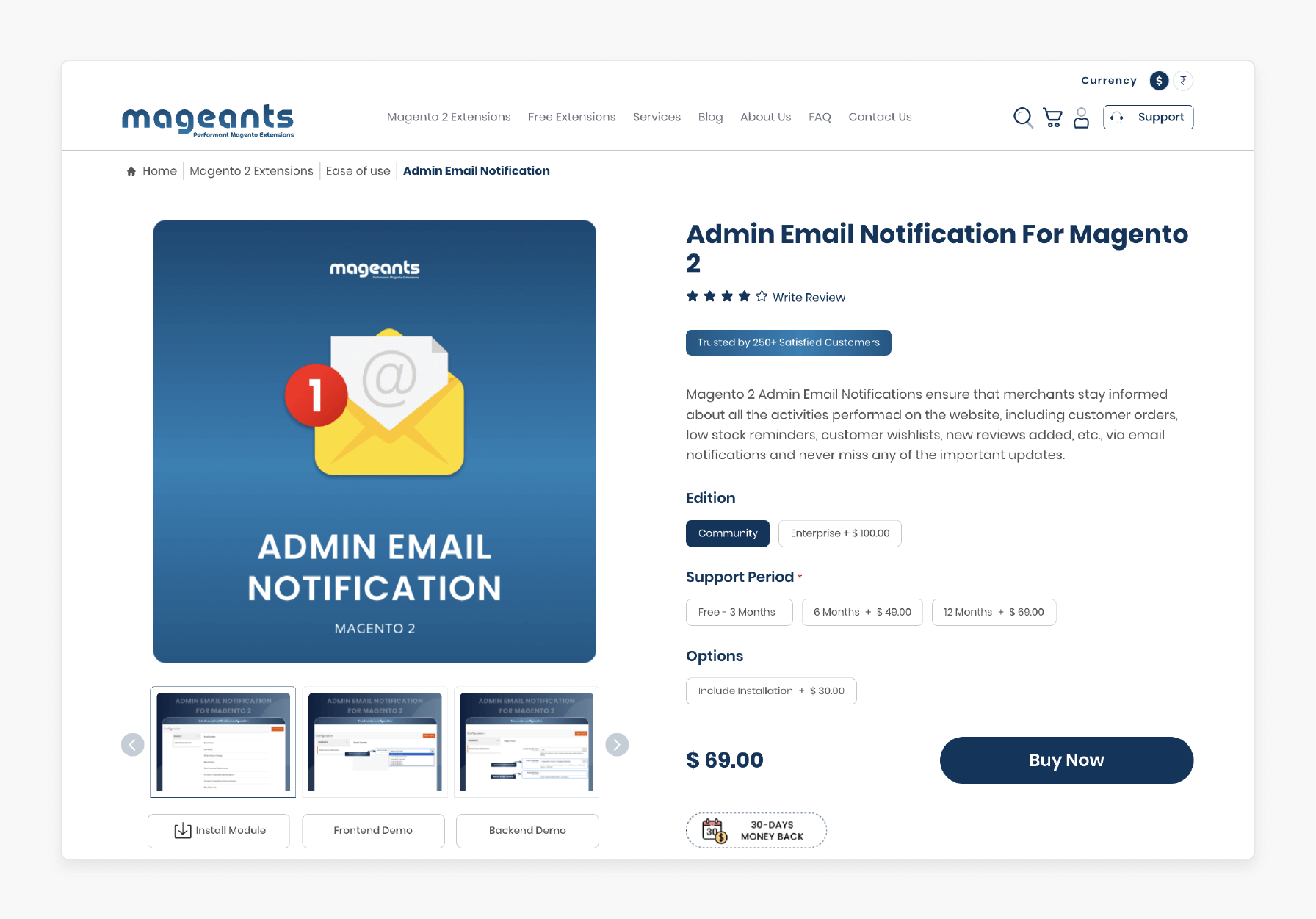 Admin Email Notification For Magento 2 - Mageants Admin Email Notification For Magento 2 - Mageants
