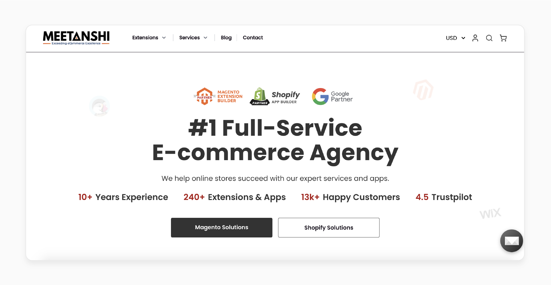 Meetanshi provides Magento customization and extensions