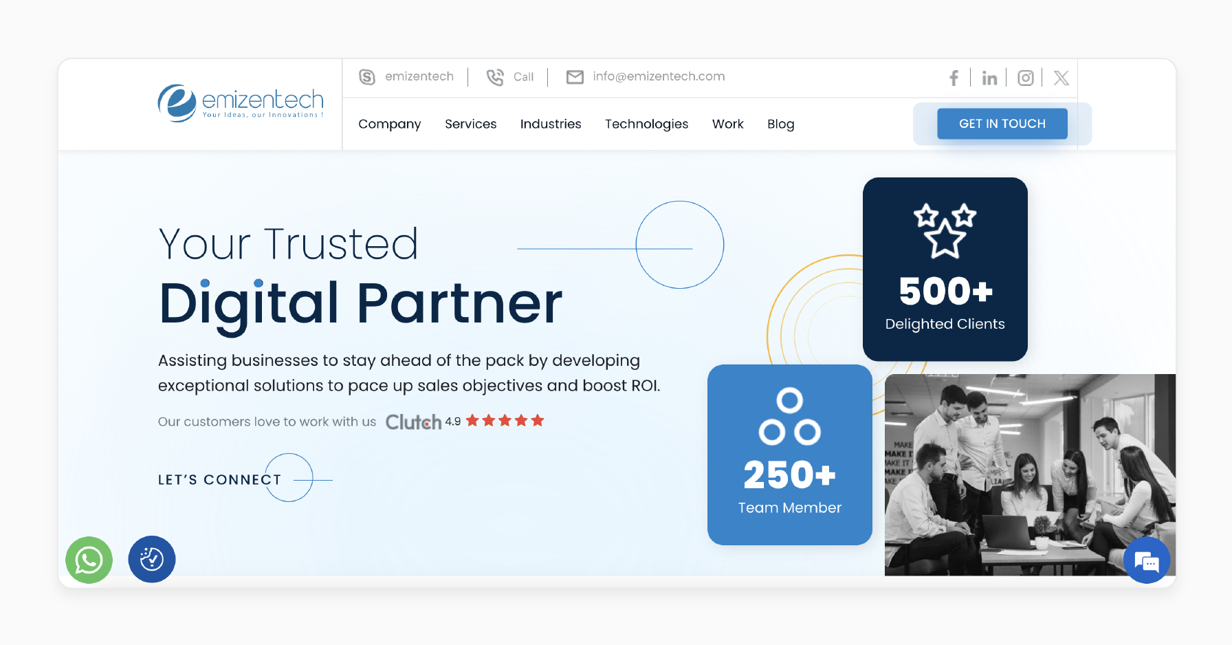Emizen Tech offers reliable Magento store development