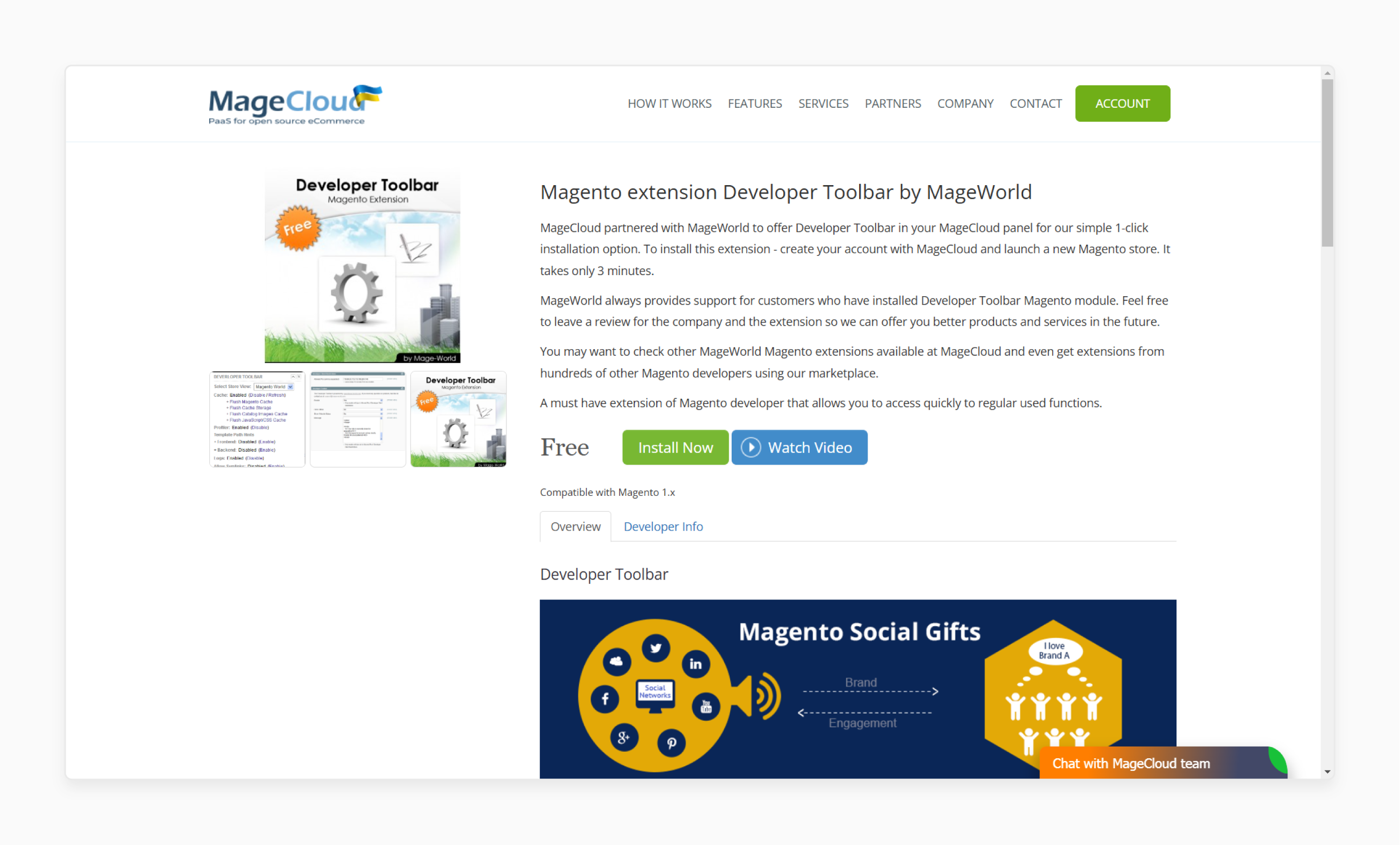 MageWorld Magento Developer Toolbar Extension