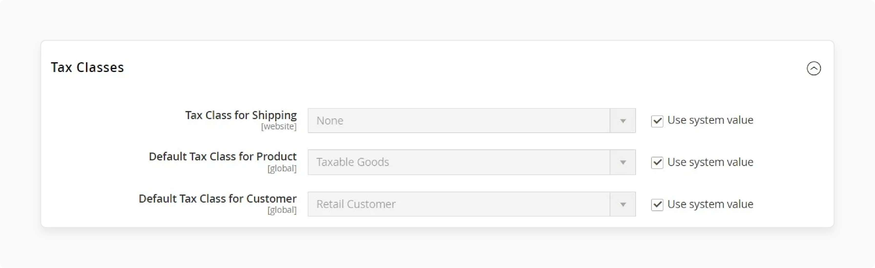 Correct Tax Classes in Magento Get Tax Class ID