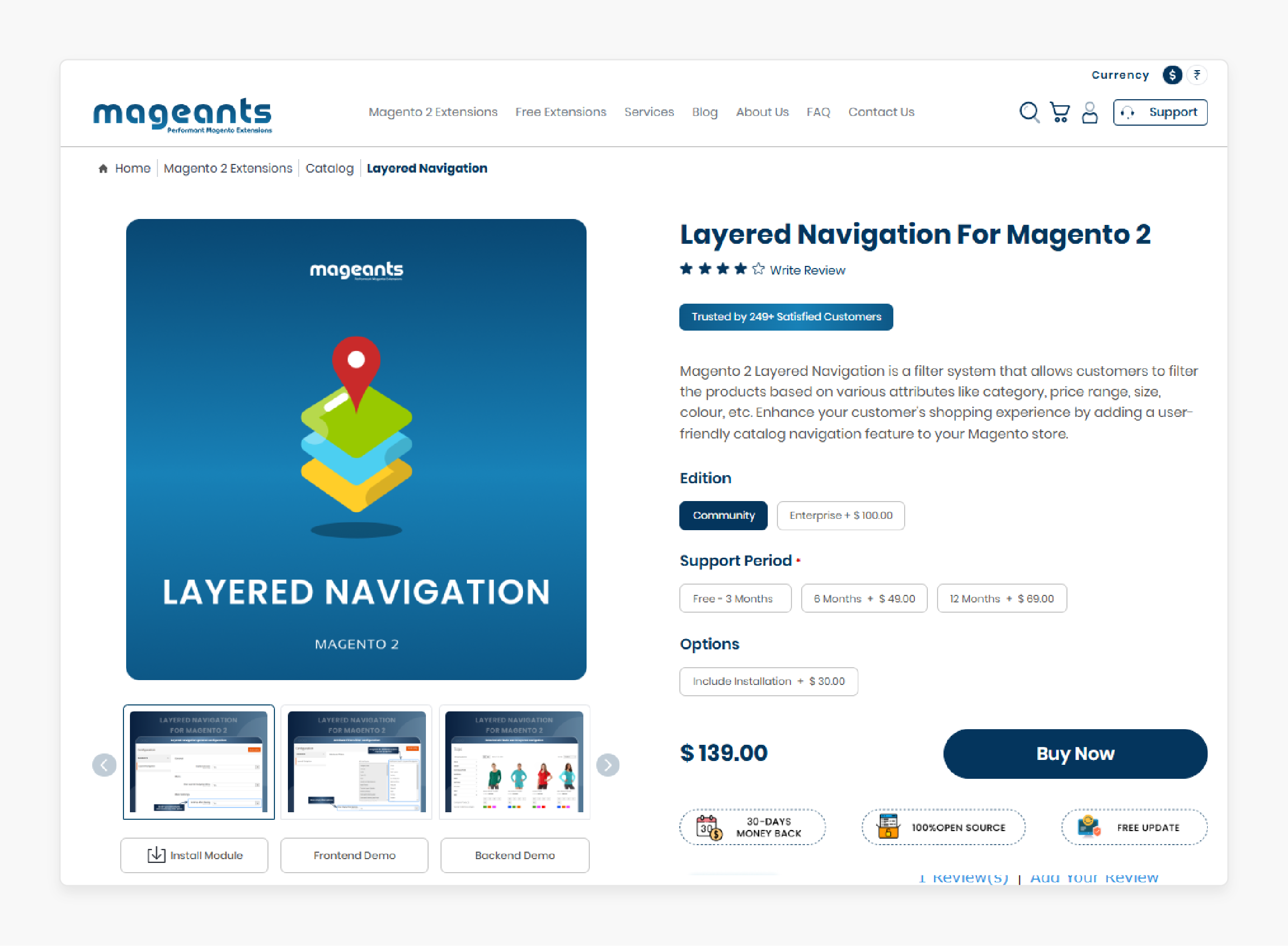 magento 2 layered navigation ajax extension by mageants for real-time updates without page reloads