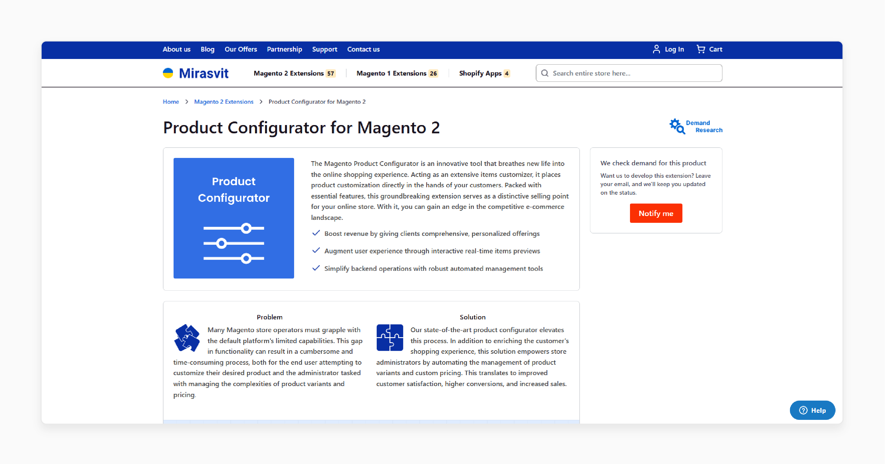 Mirasvit Magento 2 Product Configurator