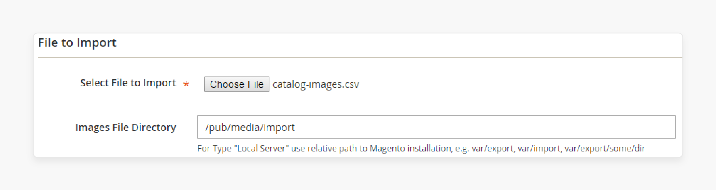 Importing the Magento 2 CSV File for Multiple Images per Product
