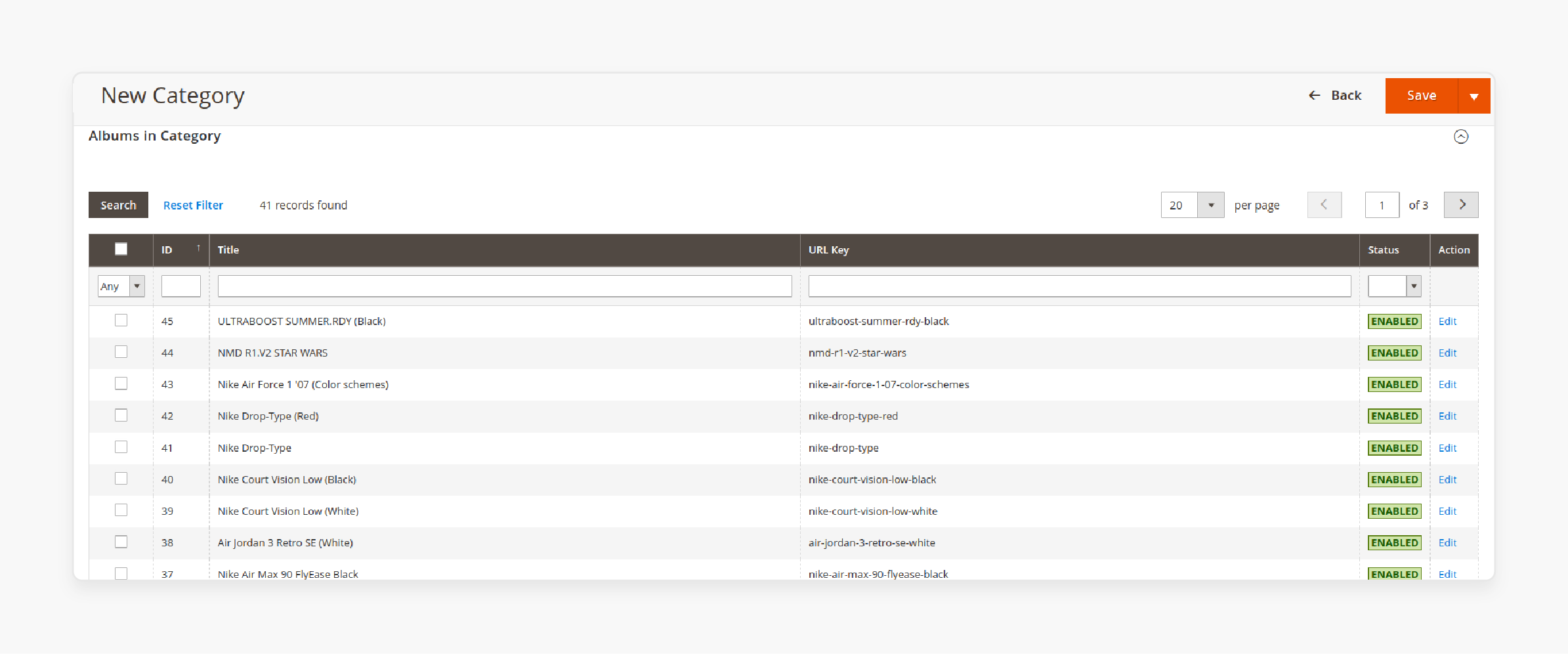 Manage Categories for Gallery Elements in Magento 2 Image Gallery Widget Backend