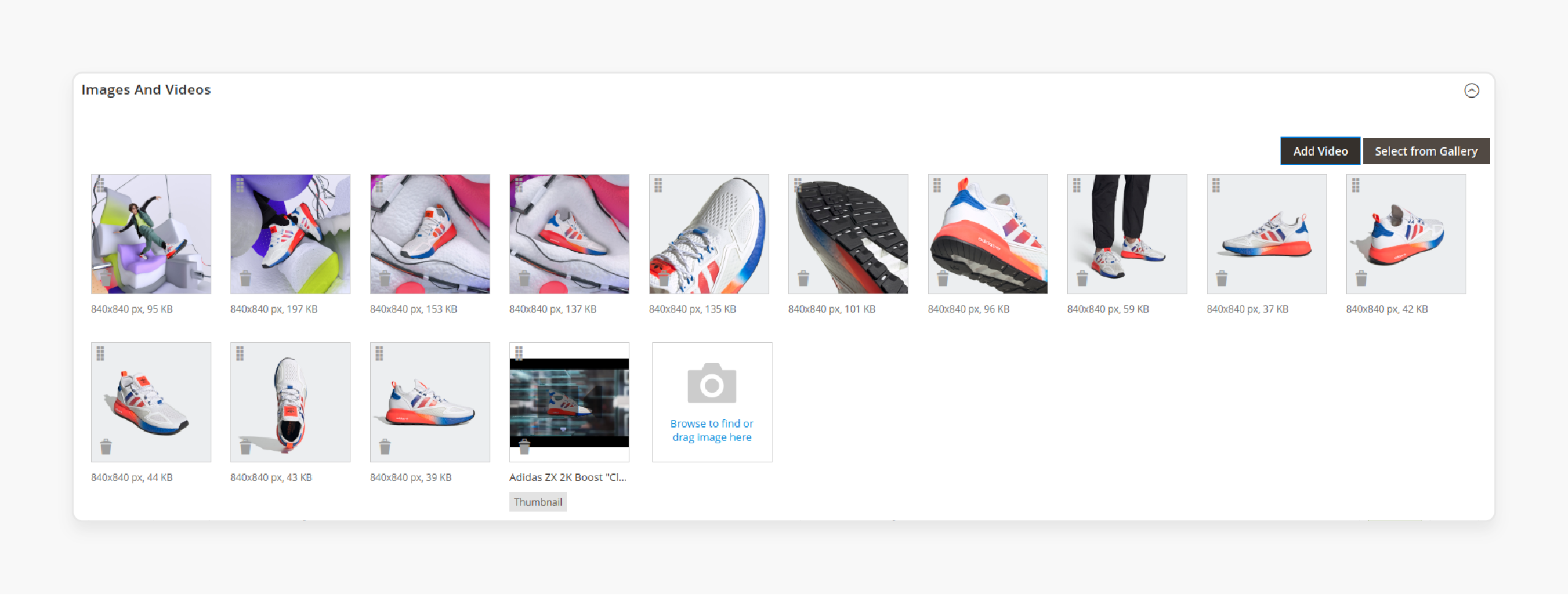 Manage Albums for Gallery Elements in Magento 2 Image Gallery Widget Backend