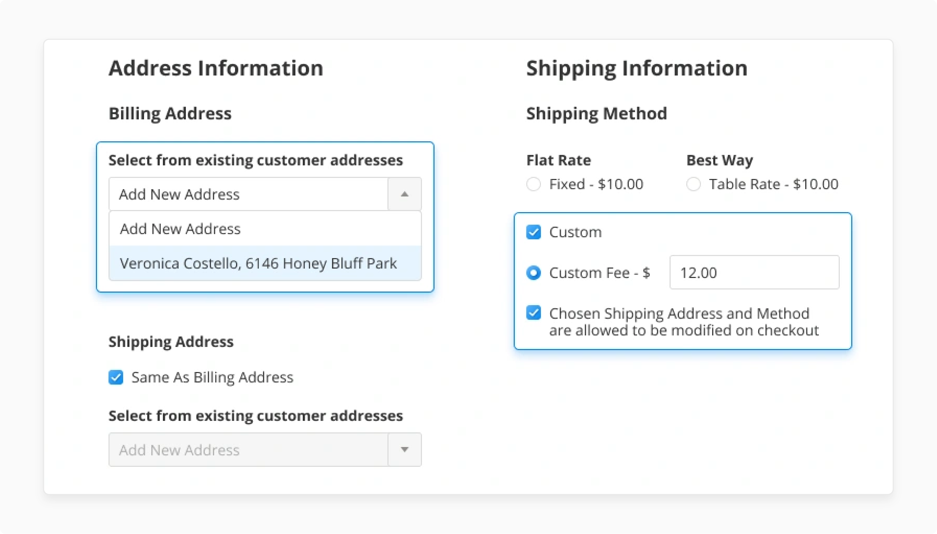 Customized Pricing