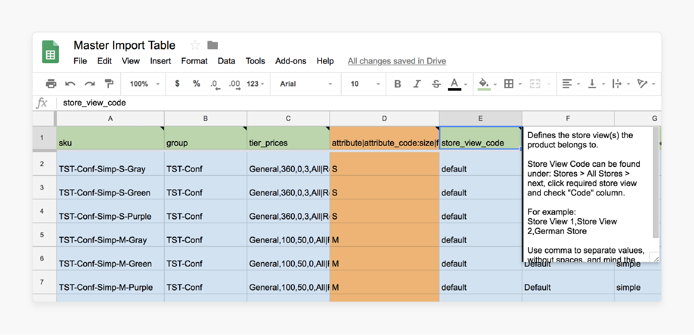 CSV Format Fundamentals of Magento 2 Product Attribute Data Structure