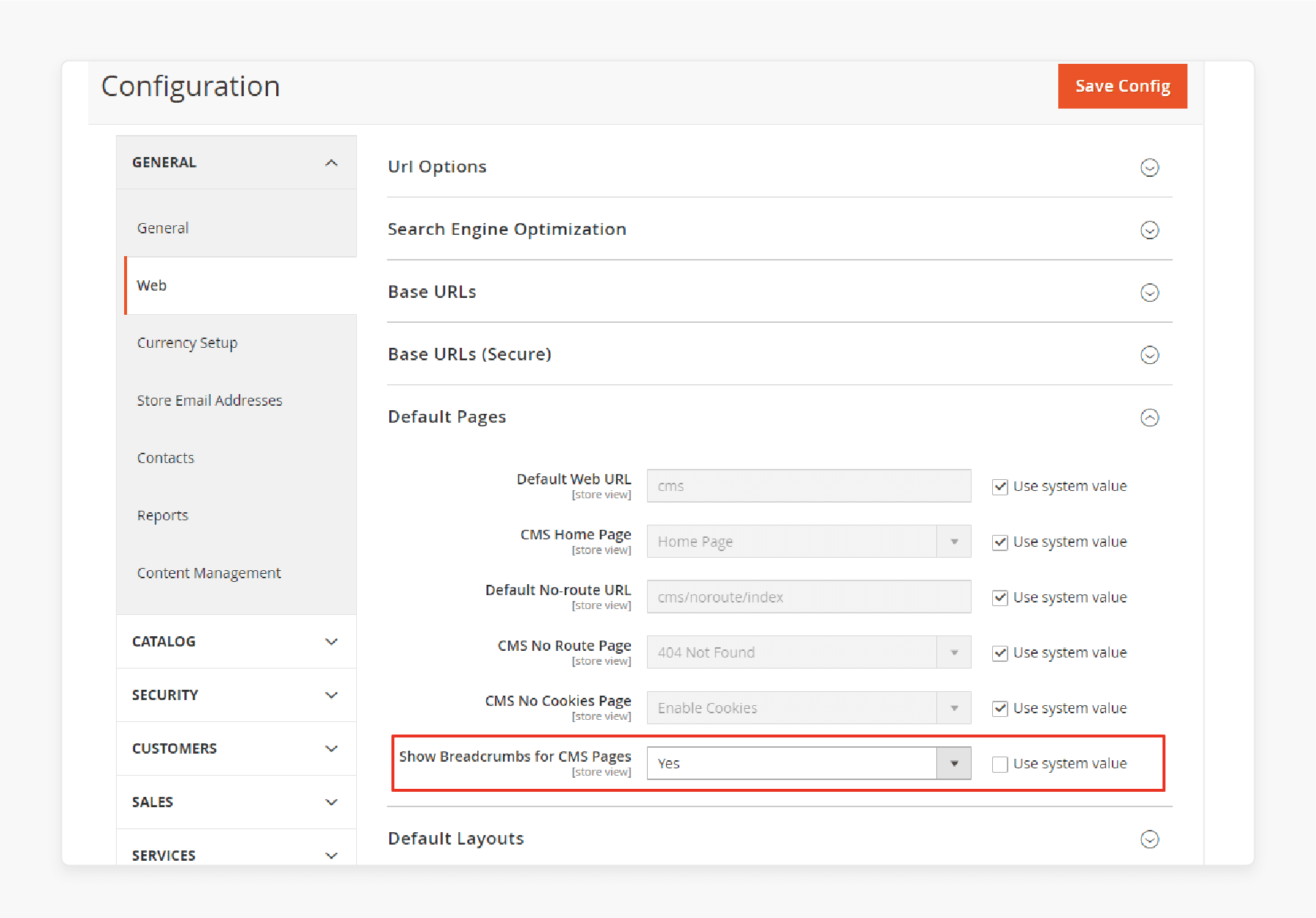 6 Steps to Show and Remove Breadcrumbs for CMS Pages
