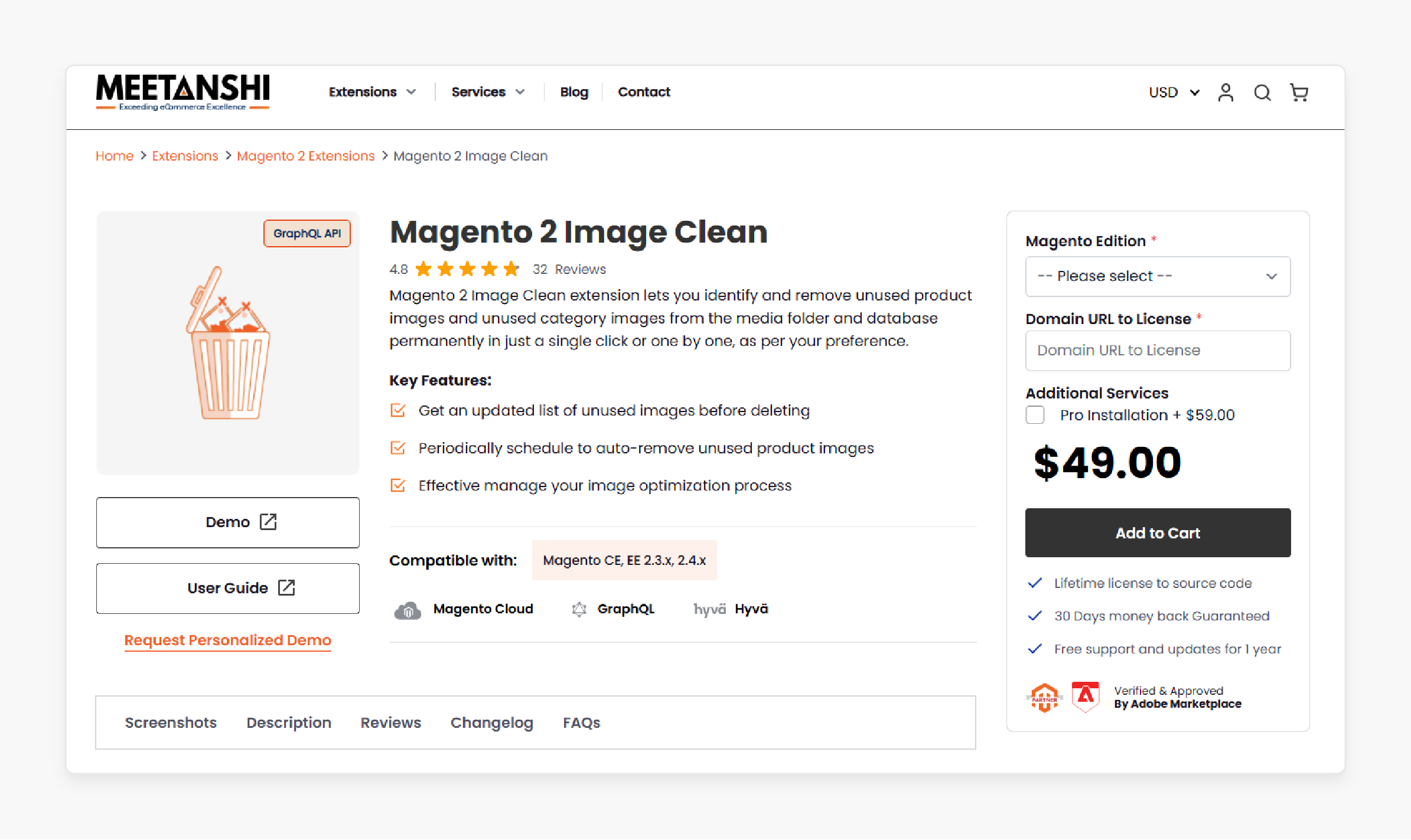 Meetanshi Magento 2 Clean Unused Images