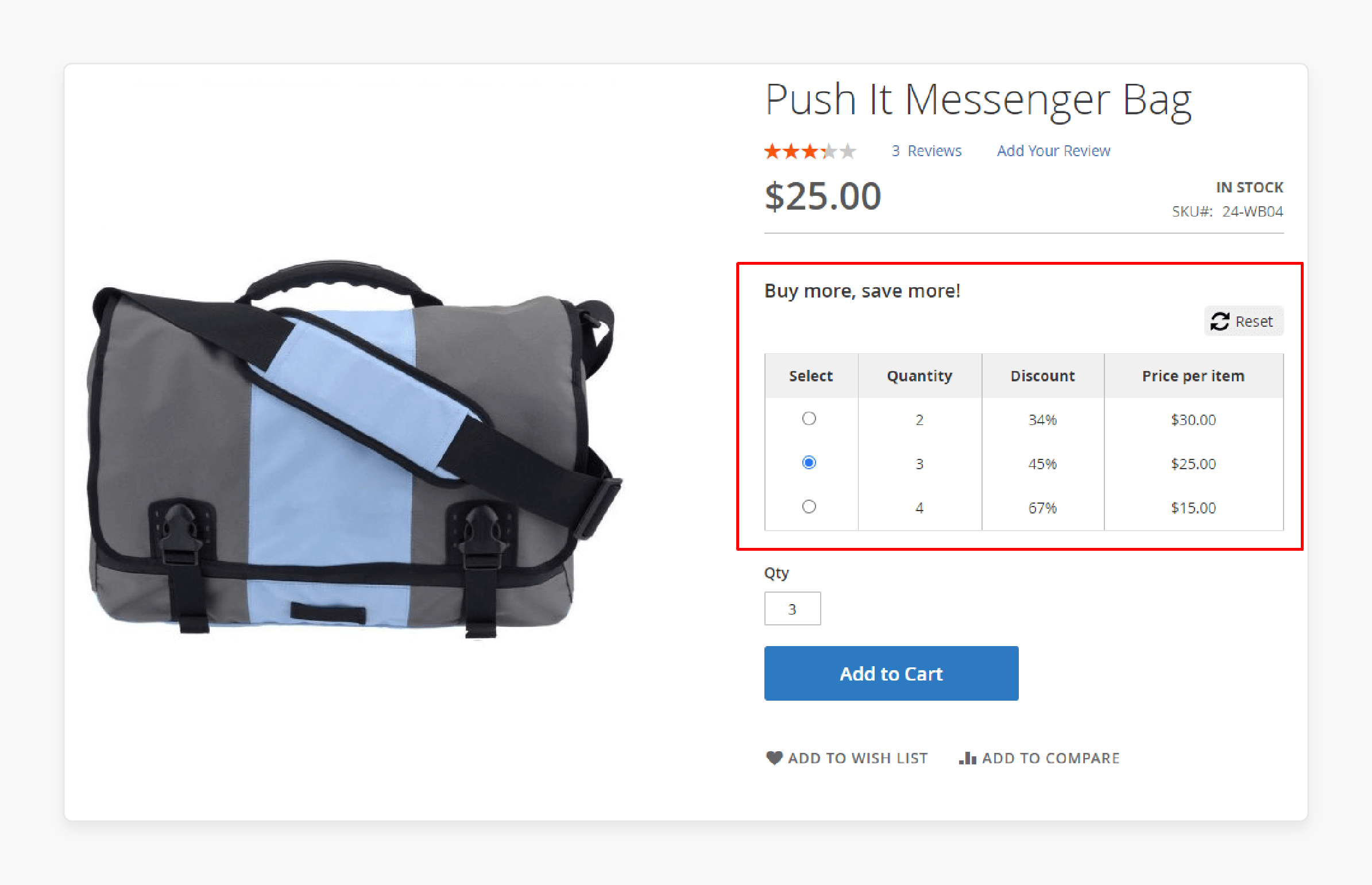 Update Prices with Quantity Input Changes to Showcase Tier Price Percentages in Magento Frontend