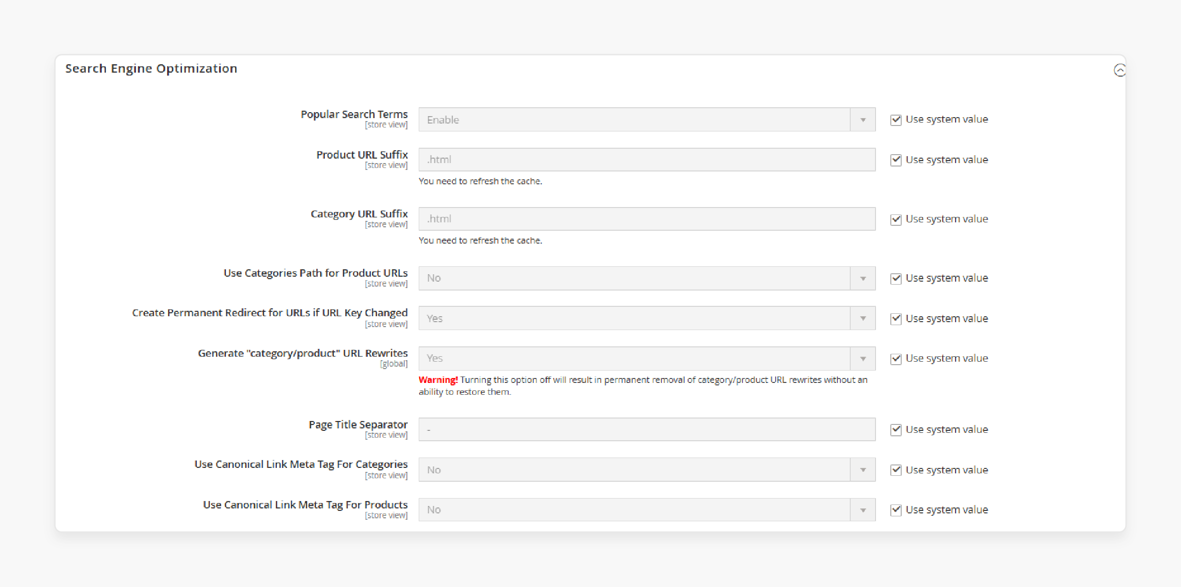 Product URL for Magento 2 URL Rewrite Index
