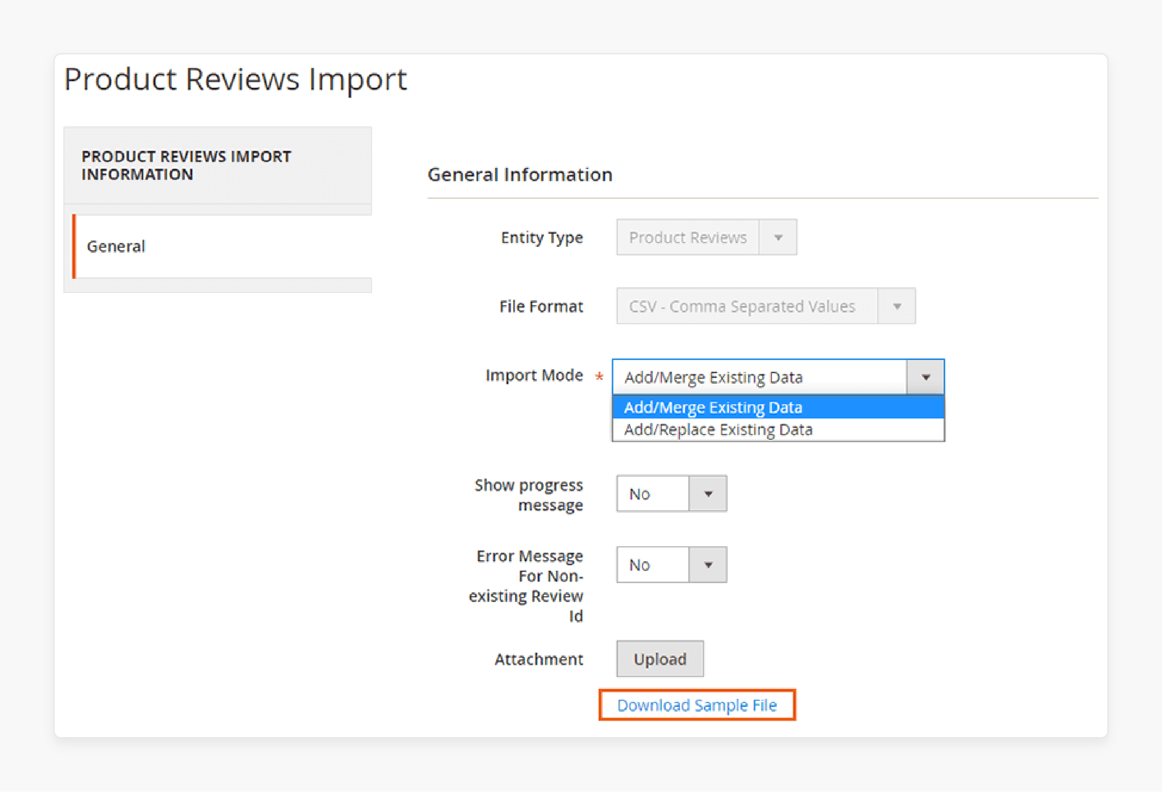 Entity Type for Import Product Reviews in Magento 2