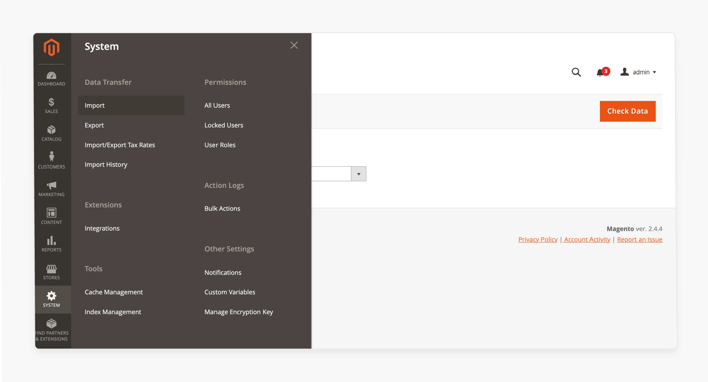 Magento 2 Excel Product Import Section