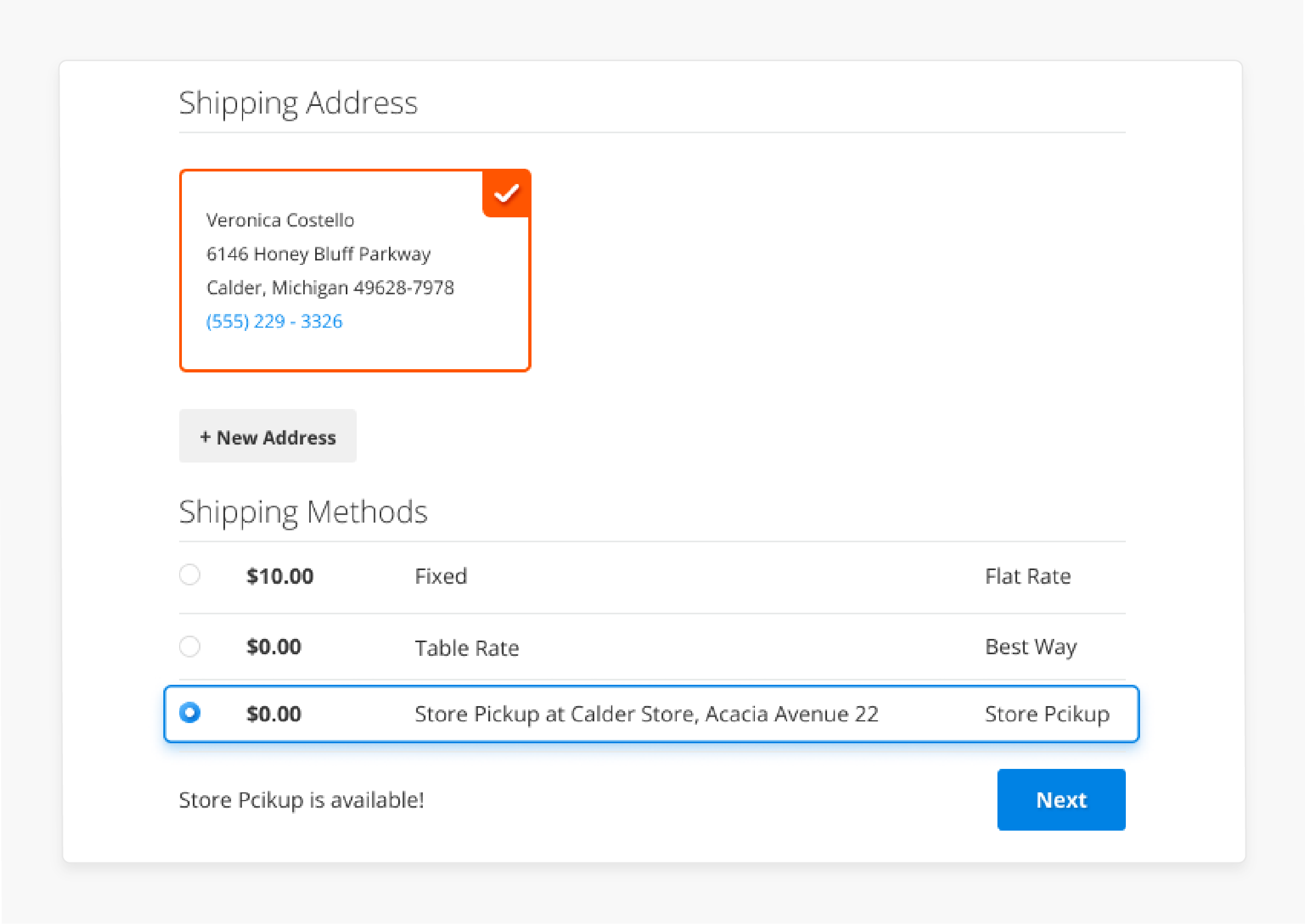Magento 2 Store Pickup Extension