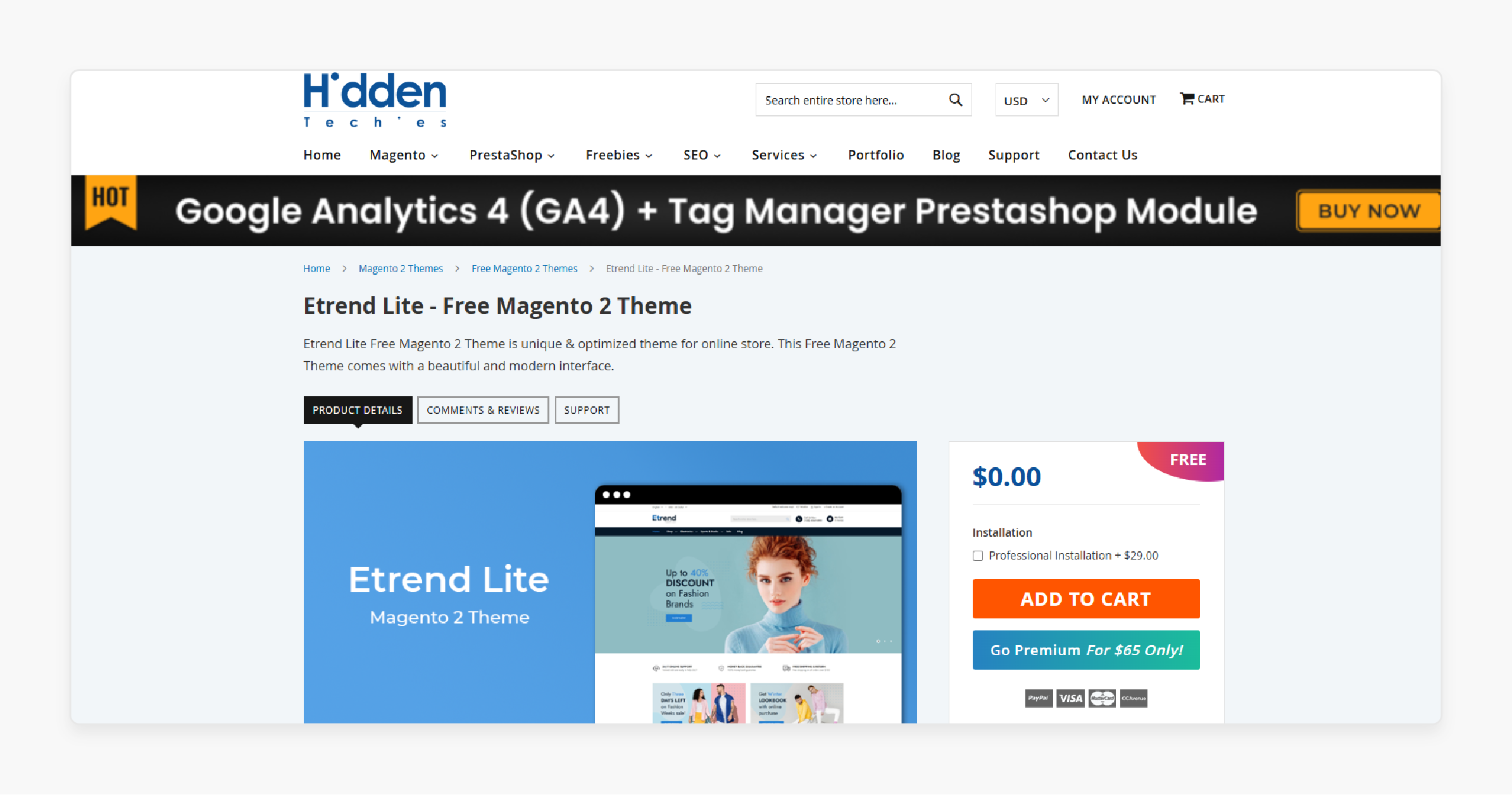 Etrend Lite Magento 2 Templates