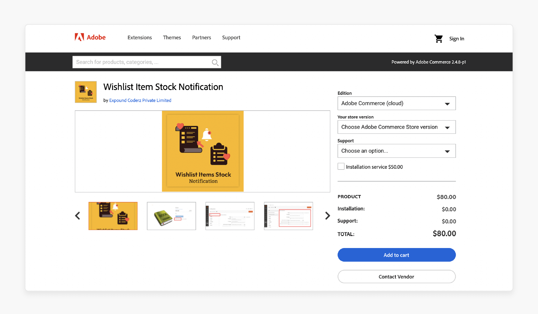 Expound Magento 2 Wishlist Notification Extension