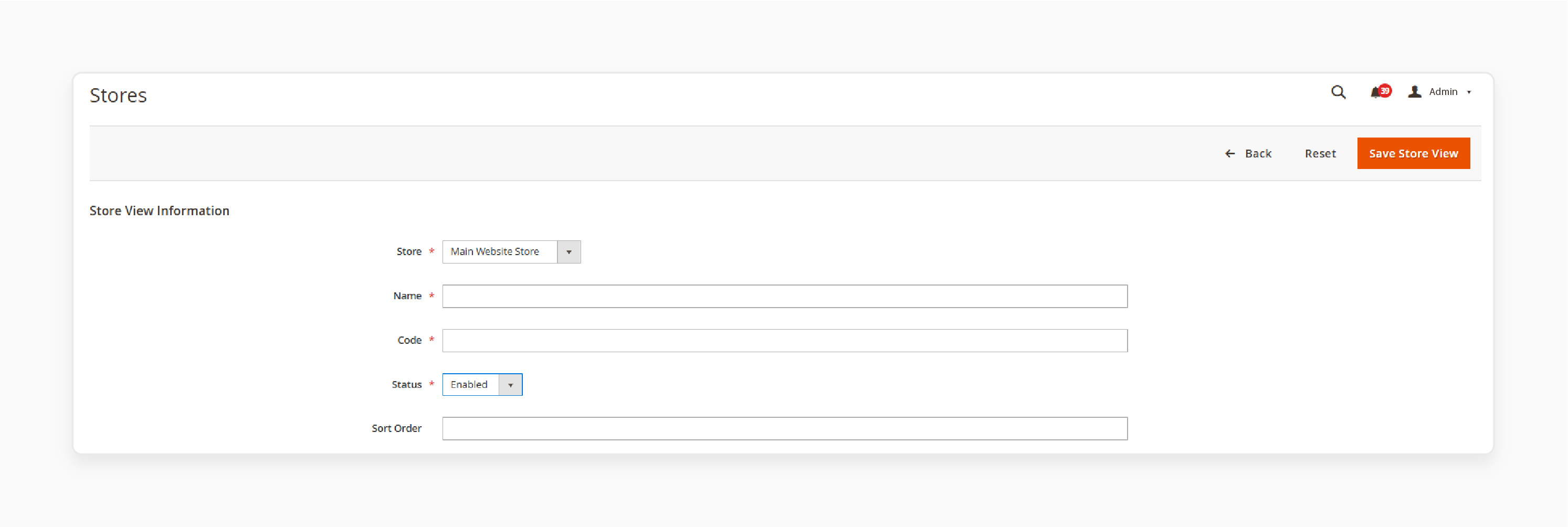 Set Status to Enabled