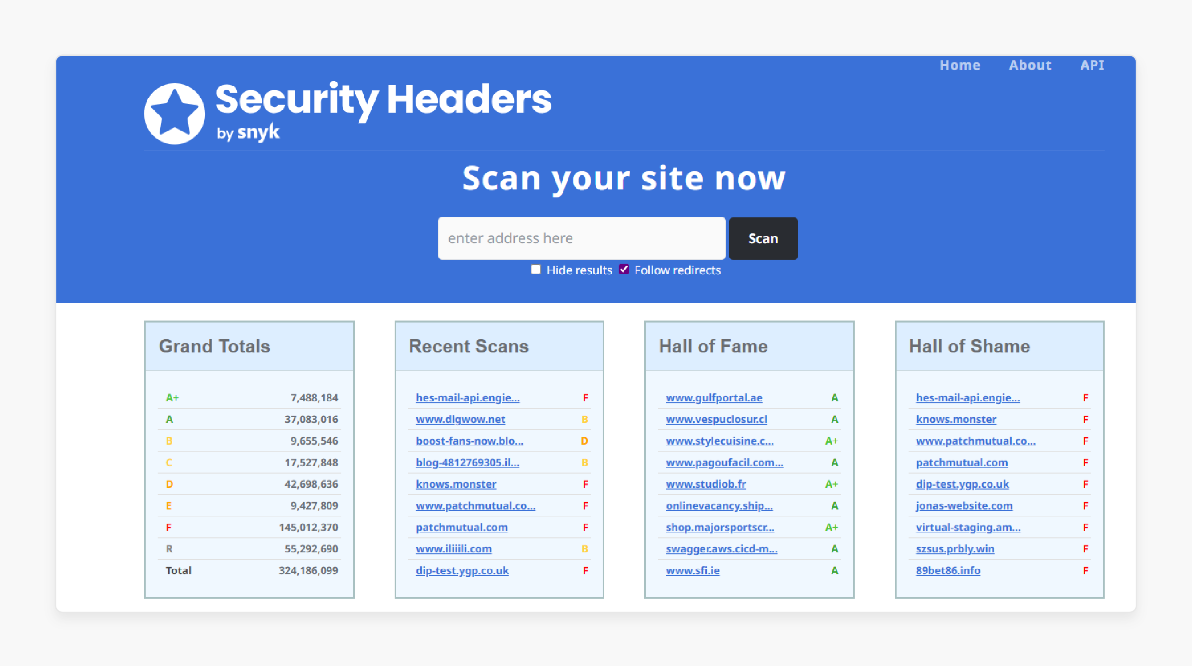 Online Security Testing Tools