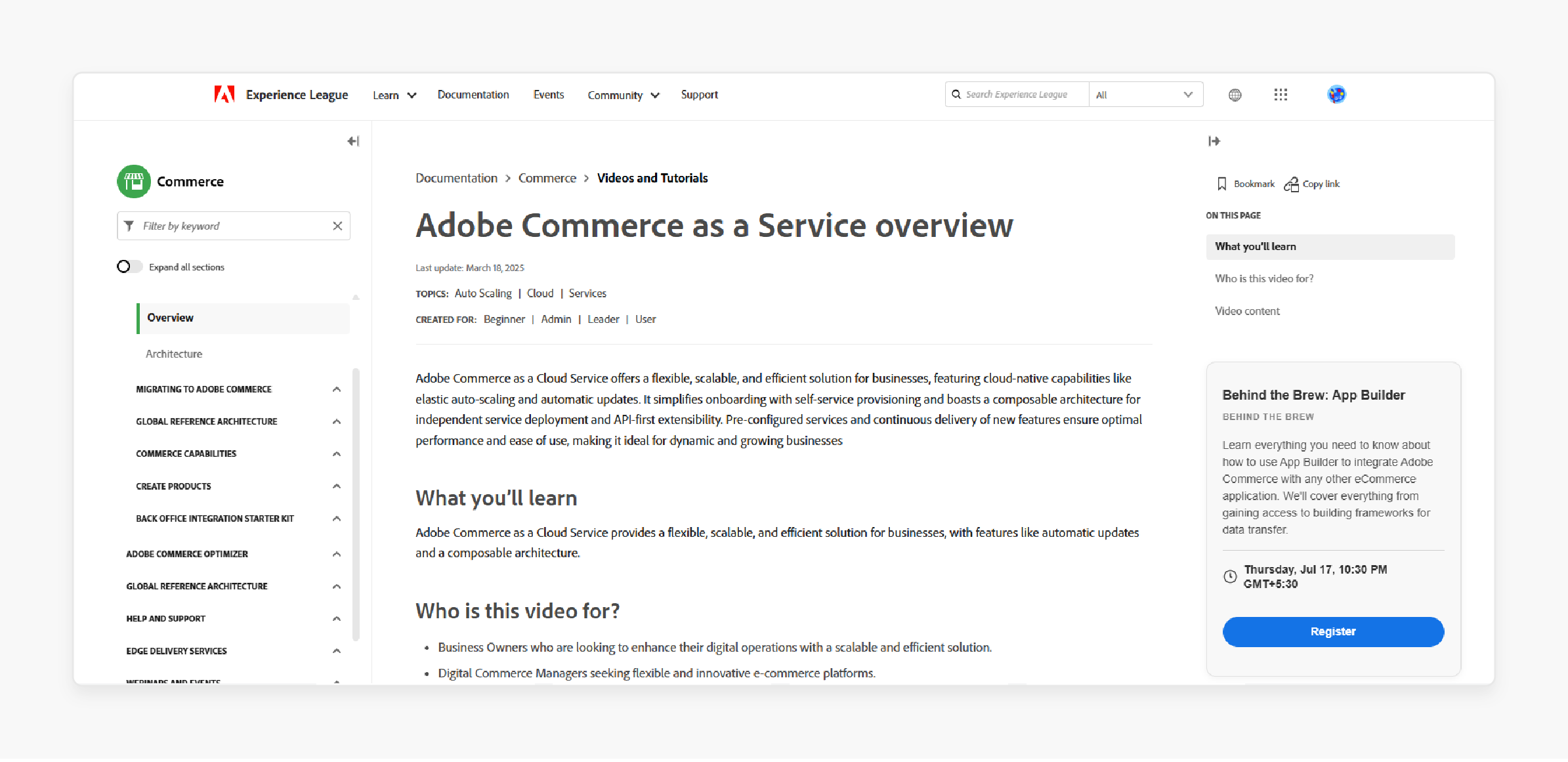 All about Adobe Commerce Cloud Service