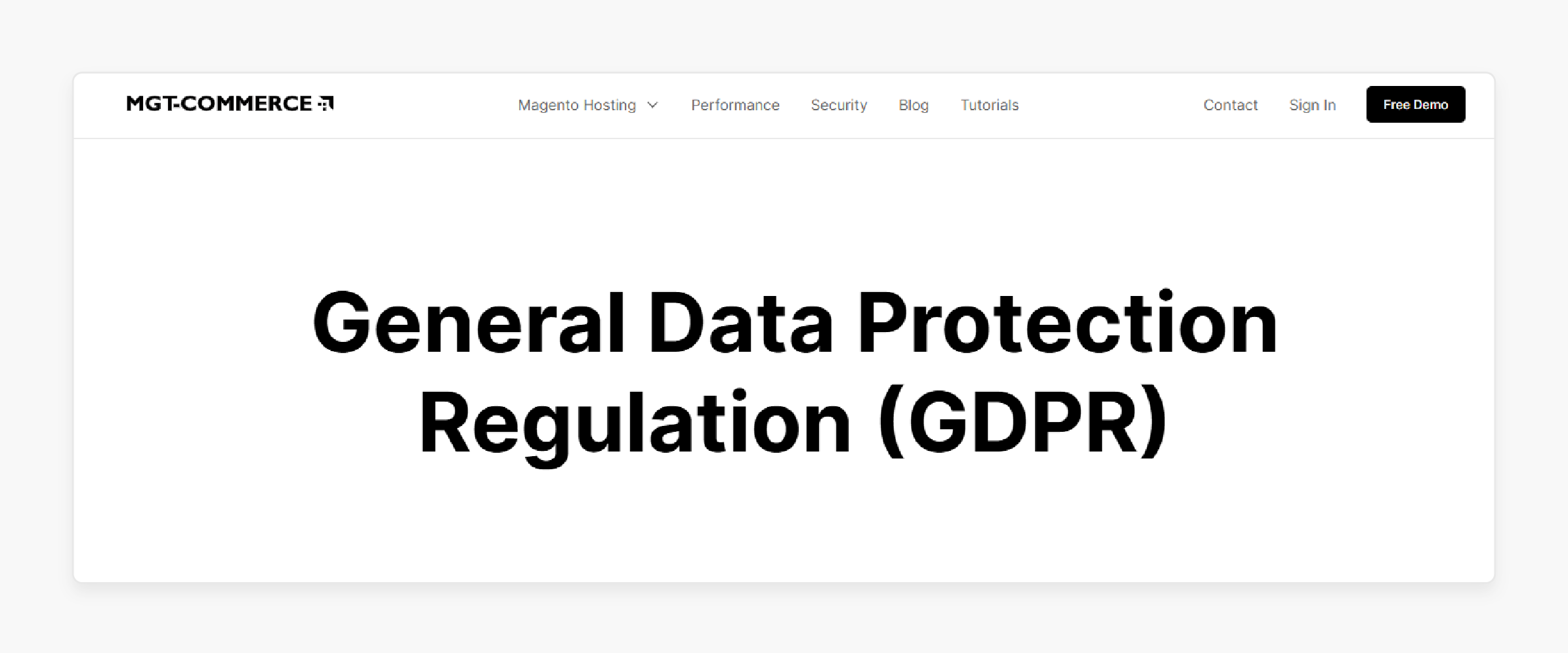 GDPR Compliance Requirements for Magento German Hosting