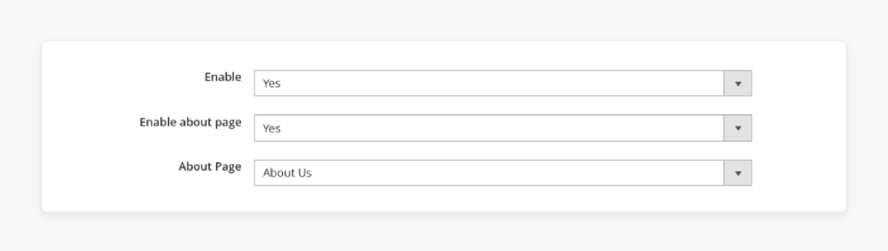 Configure CMS Page Structured Data in Admin Panel Backend