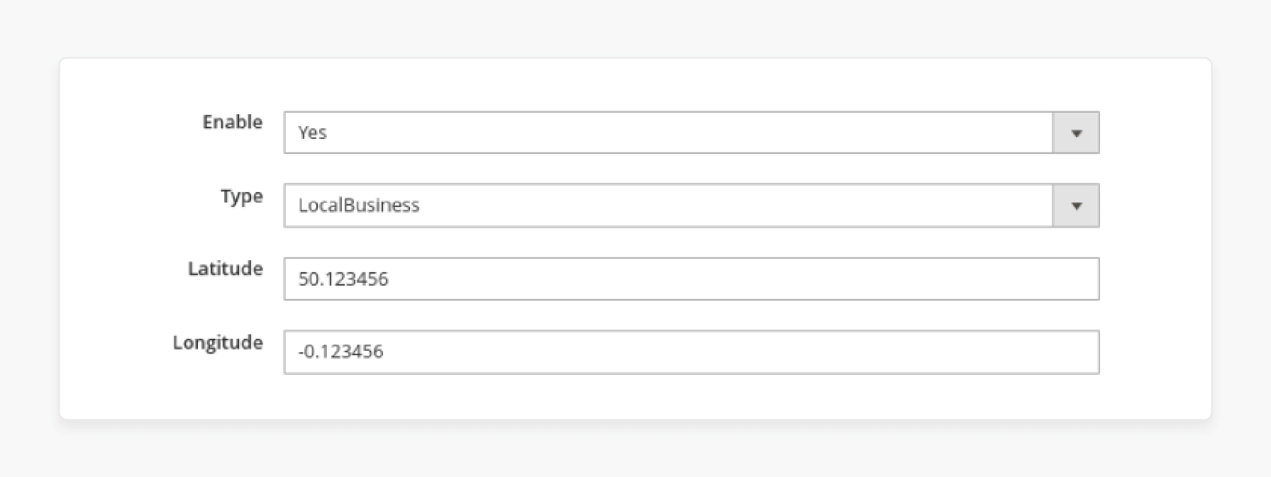Set Up Contact Page Structured Data in Admin Panel Backend