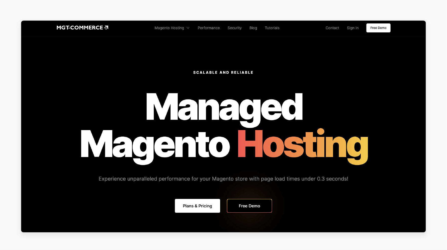 Magento Hosting Provider:MGT