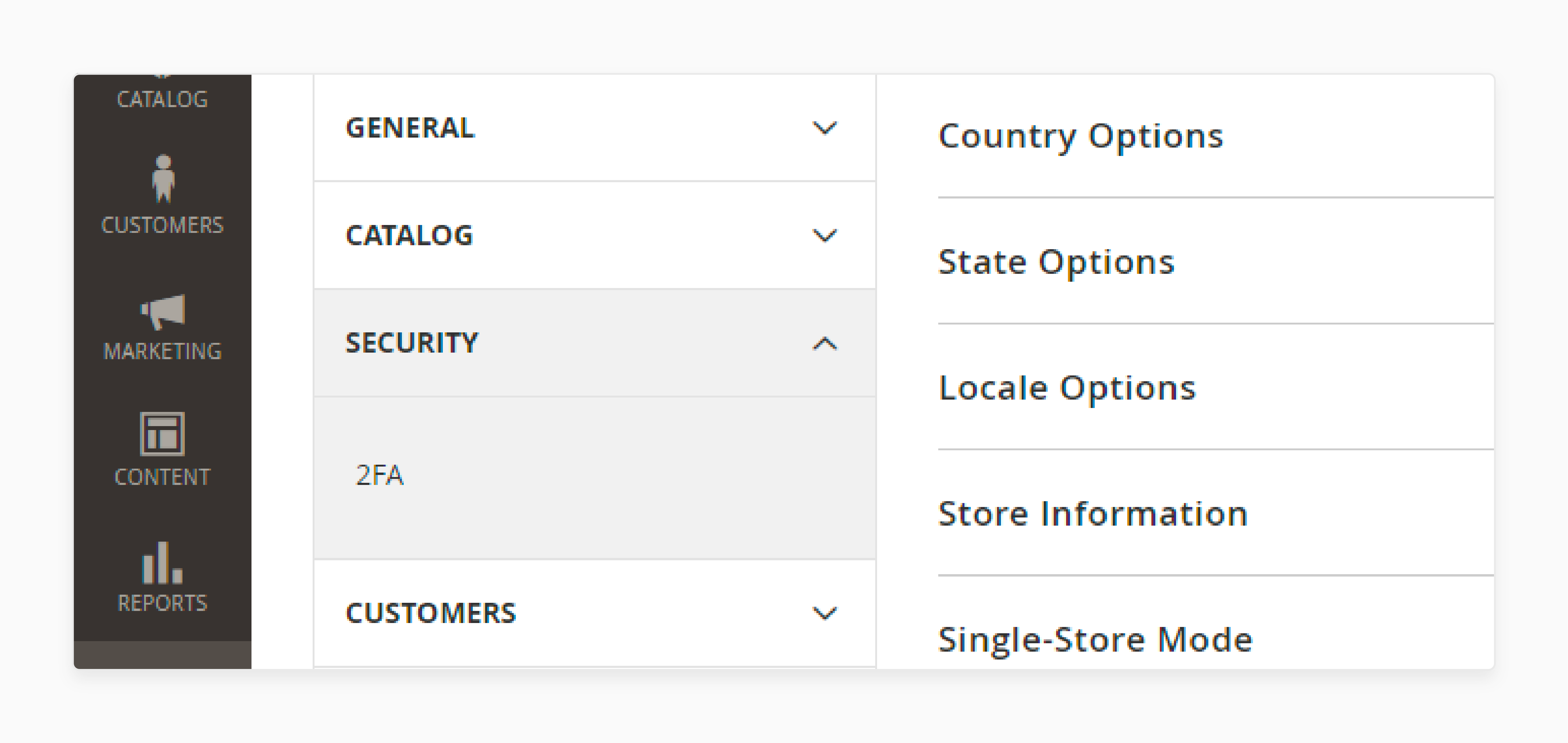 navigate to Magento 2 Factor Authentication