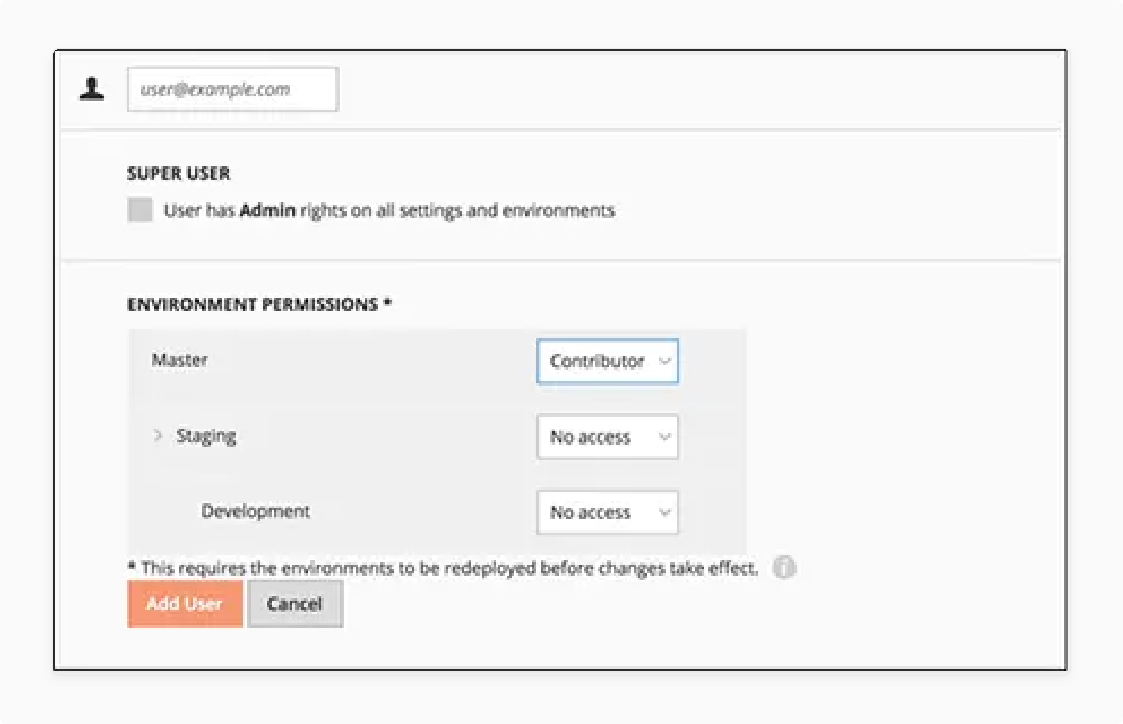 Create BI user in Magento admin